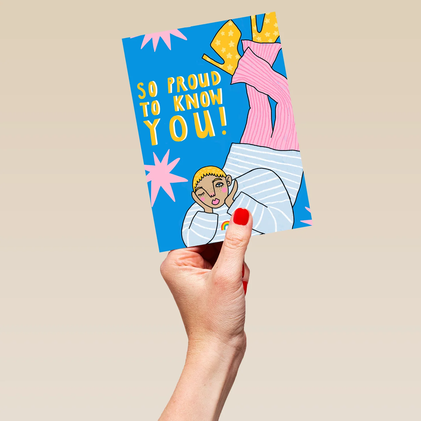 Personalised Celebration Proud Illustration Card - Image 5