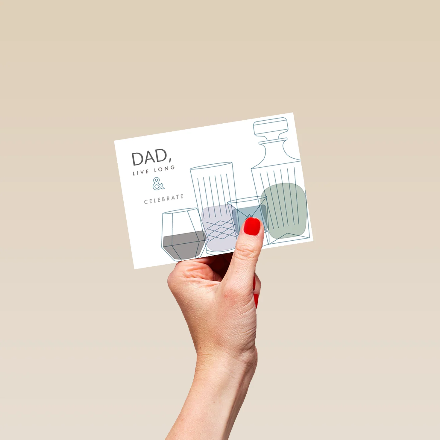 Personalised Celebratory Drinks Birthday Card For Dad - Image 4
