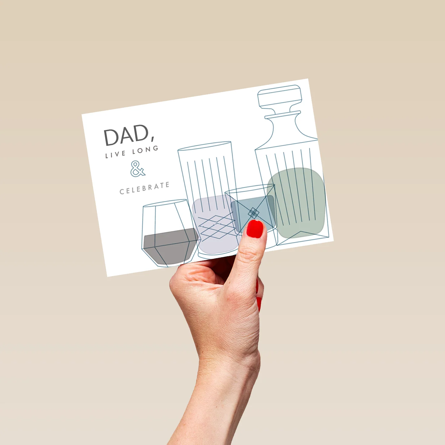 Personalised Celebratory Drinks Birthday Card For Dad - Image 5