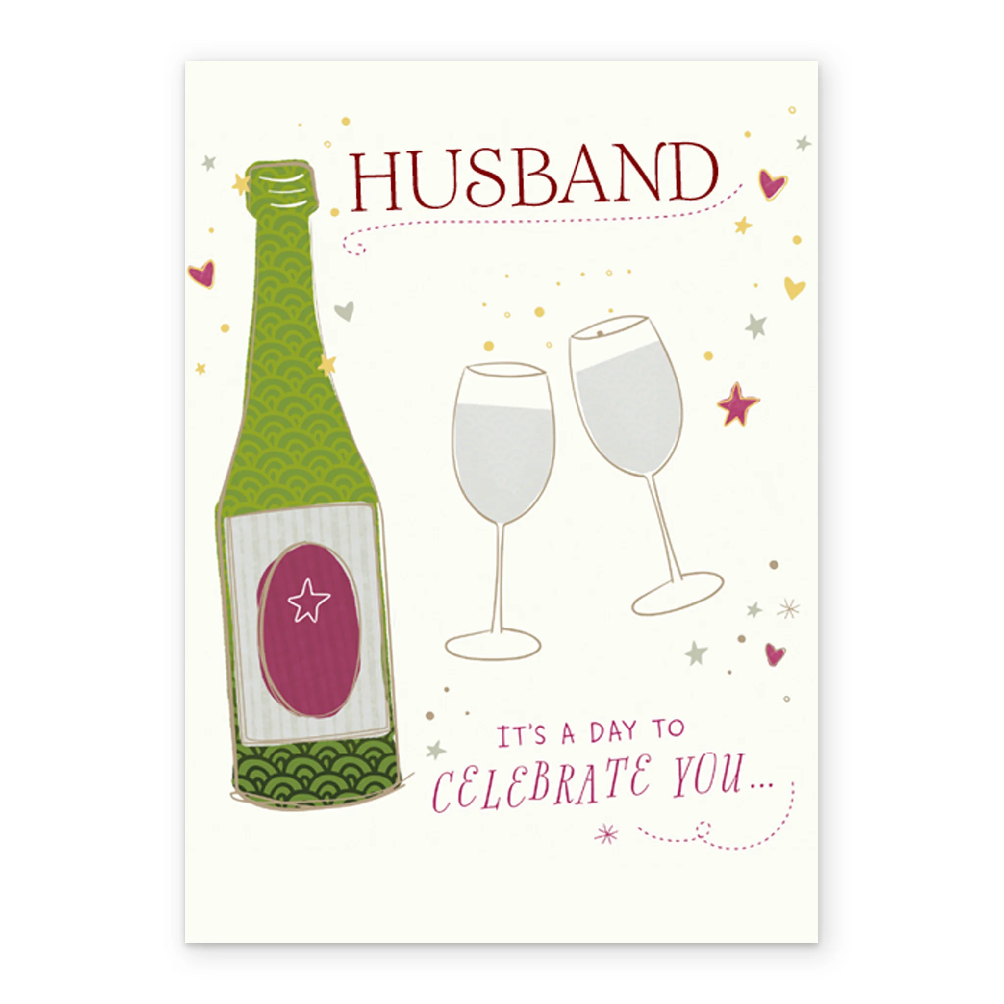 Personalised Cheers Husband Birthday Card - Image 2
