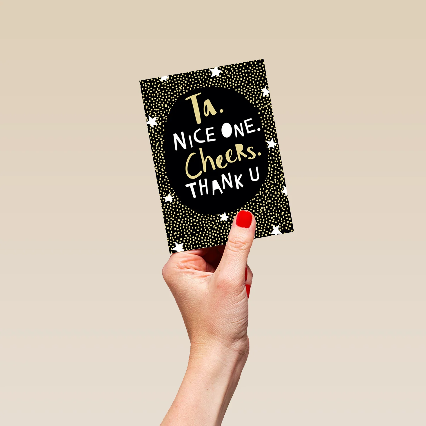 Personalised Cheers Thank You Card - Image 4
