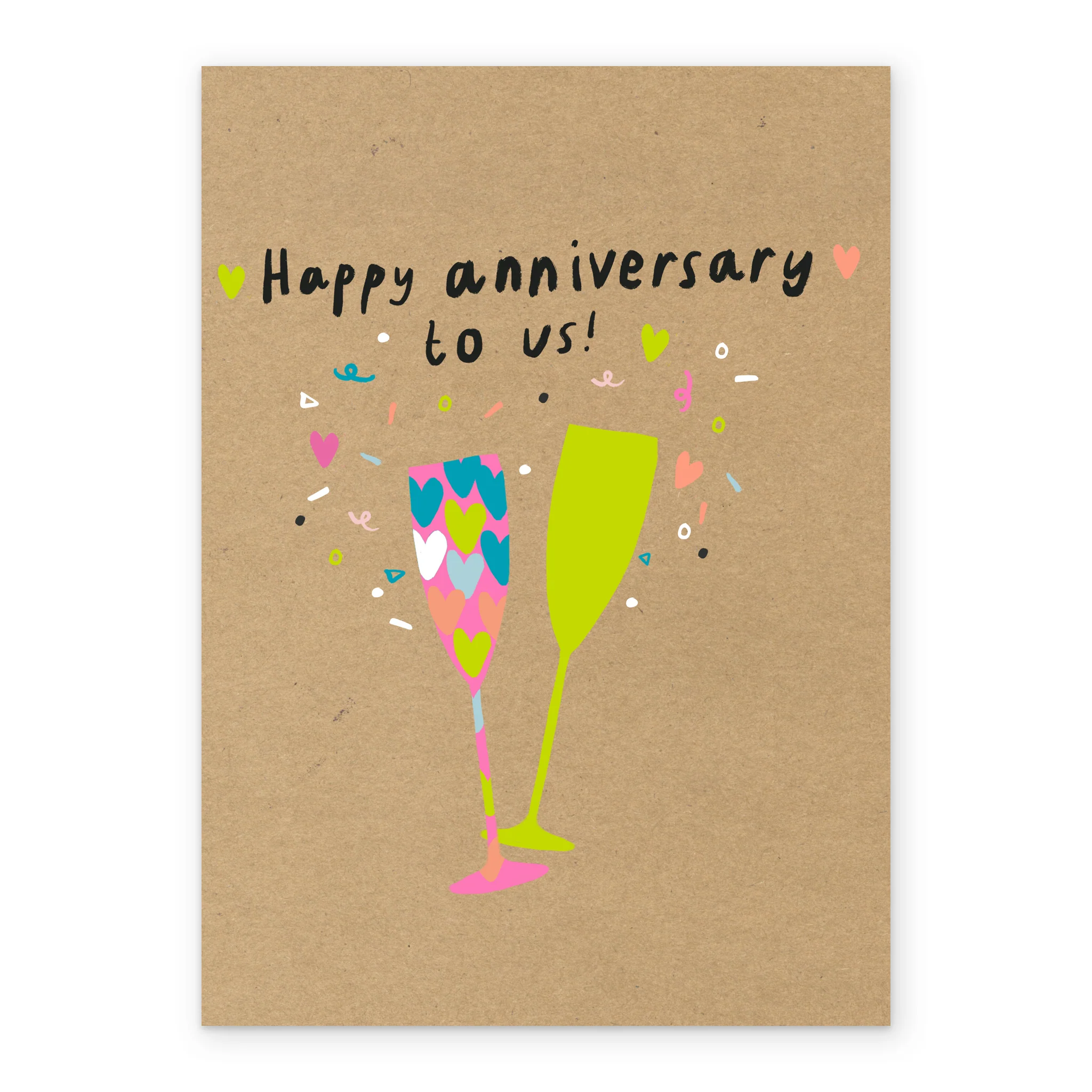 Personalised Cheers To Us Anniversary Card - Image 2