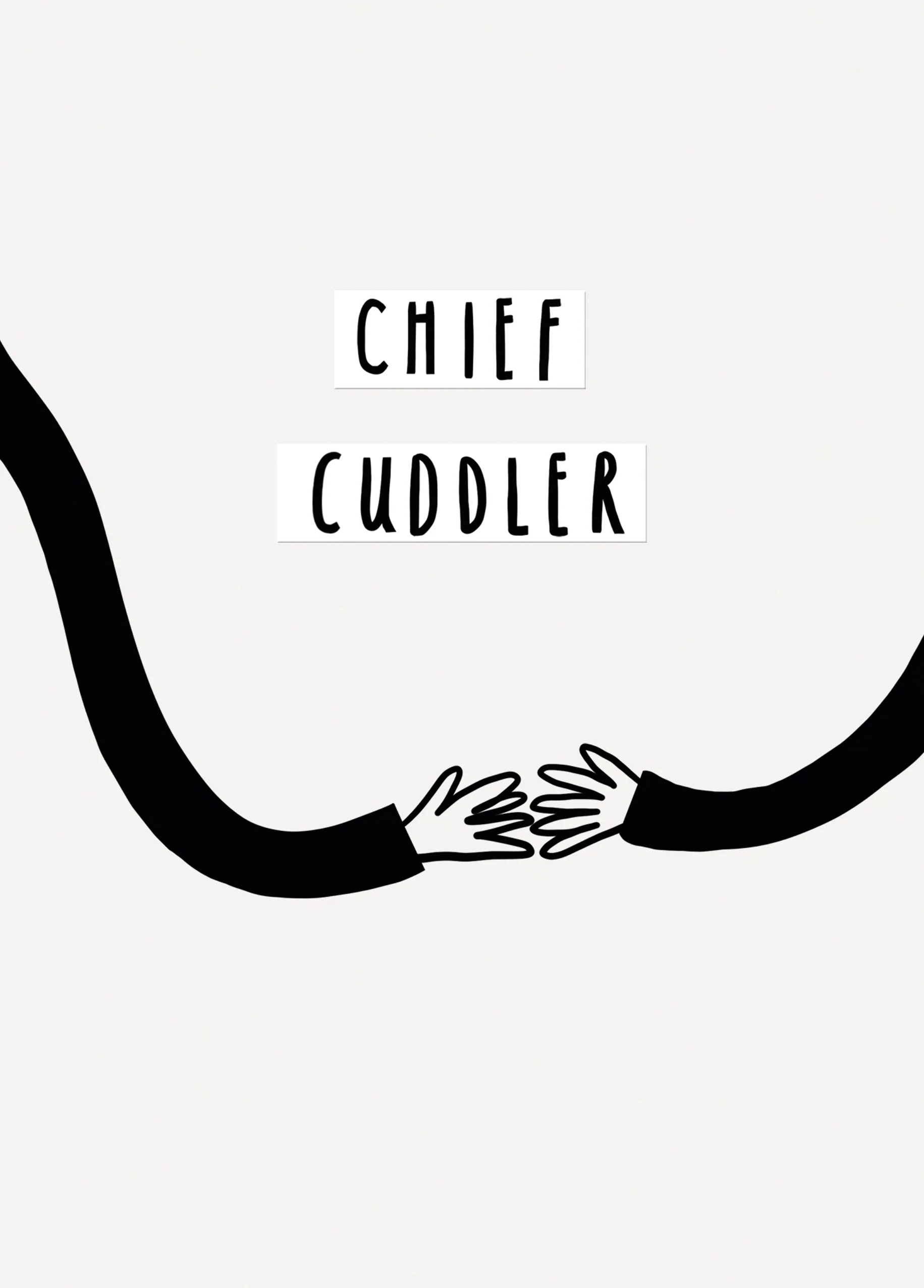 Personalised Chief Cuddler Father's Day Card