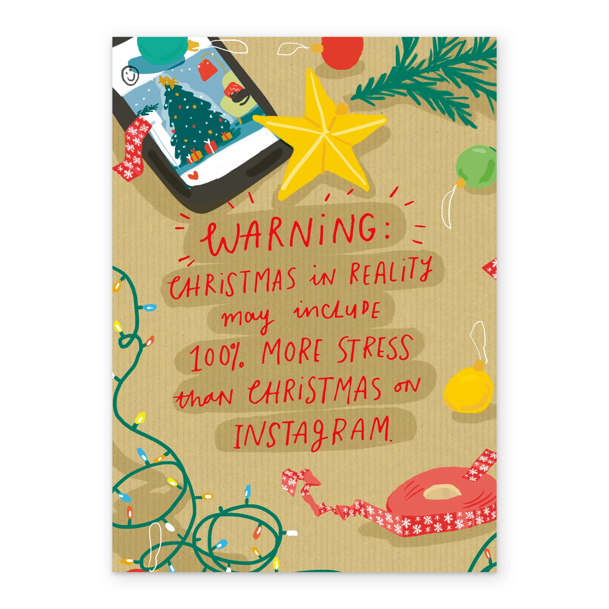 Personalised Christmas In Reality Christmas Card - Image 2