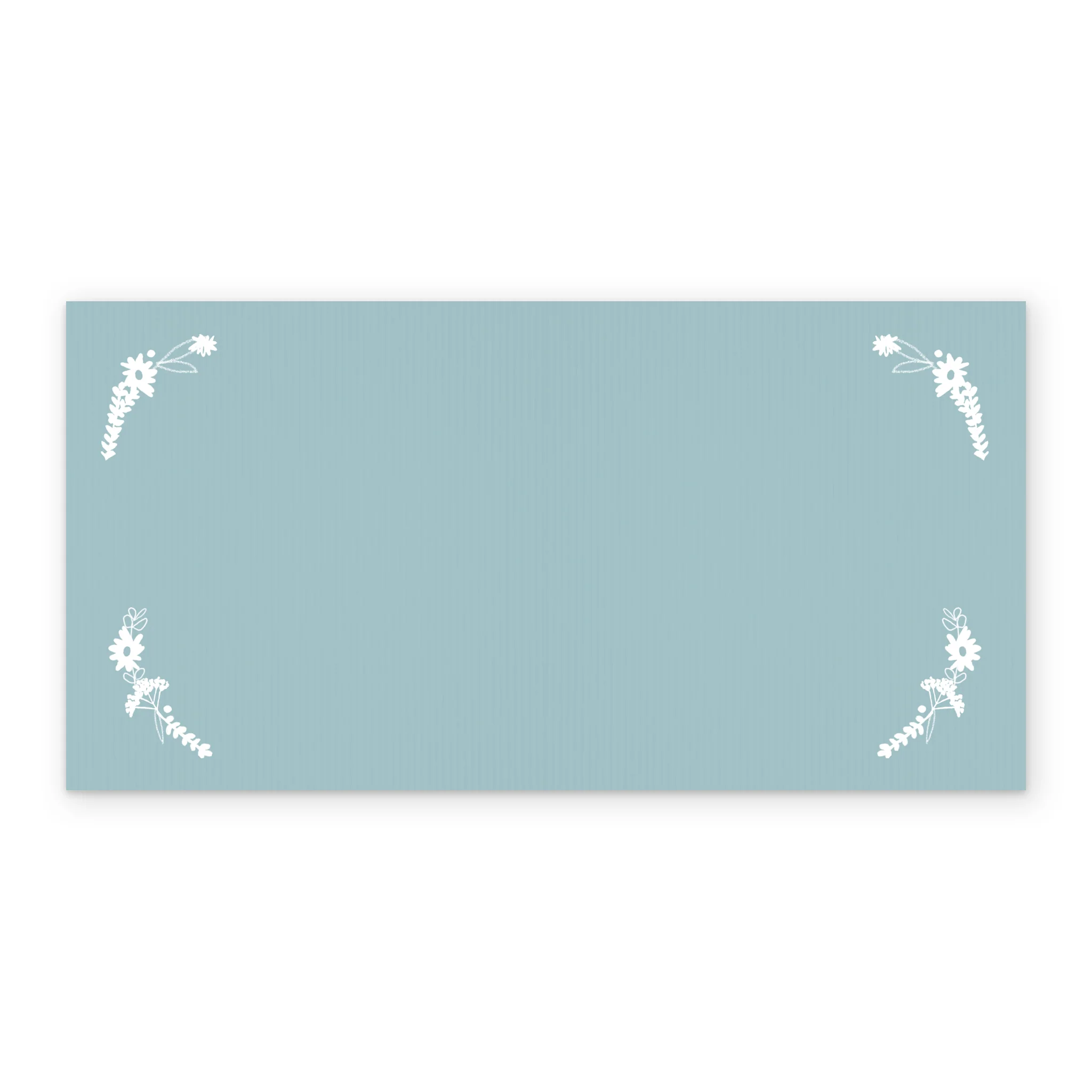 Personalised Circle Floral Wreath Photo Upload Engagement Card - Image 3