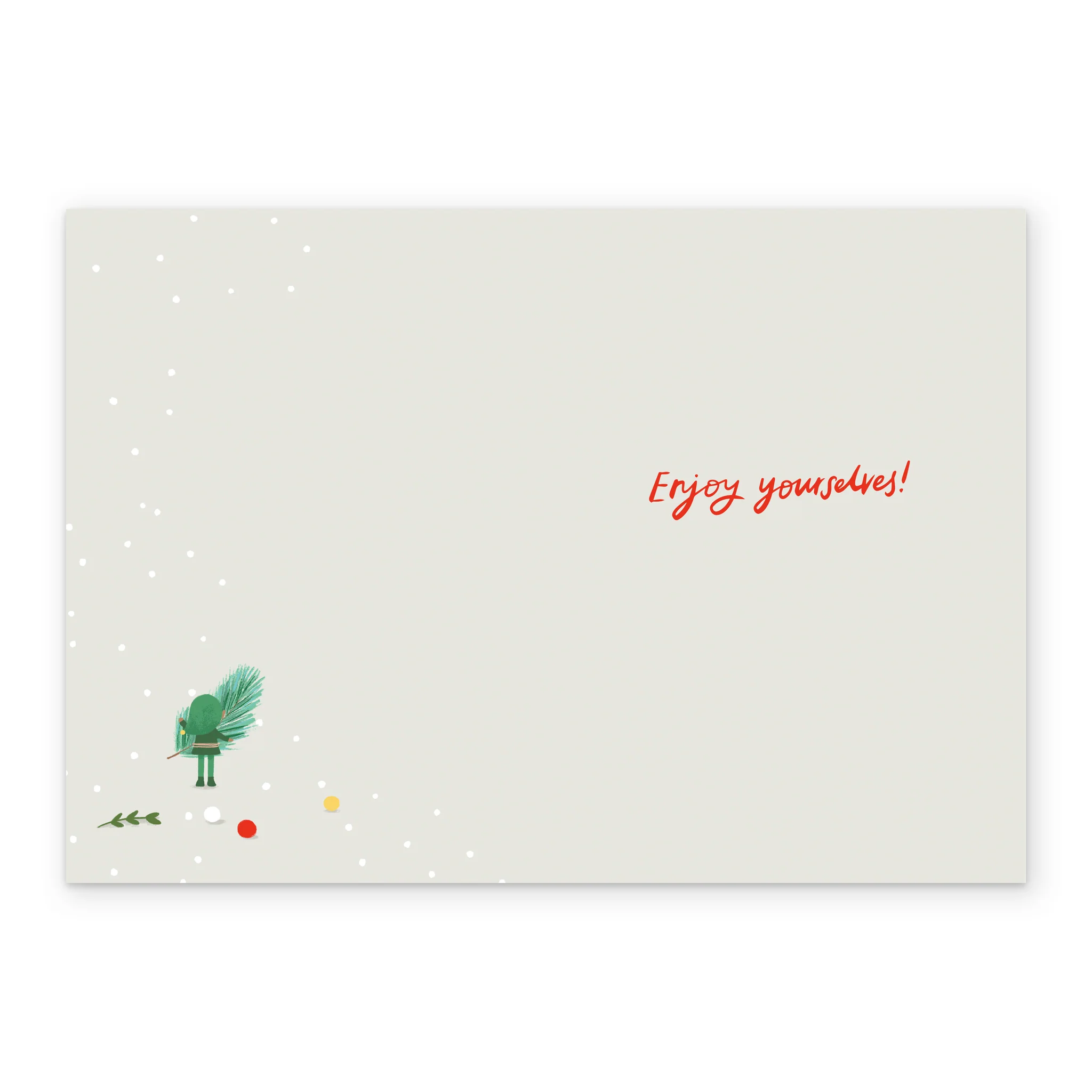 Personalised Classic Christmas Holly Wreath To Both Card - Image 3
