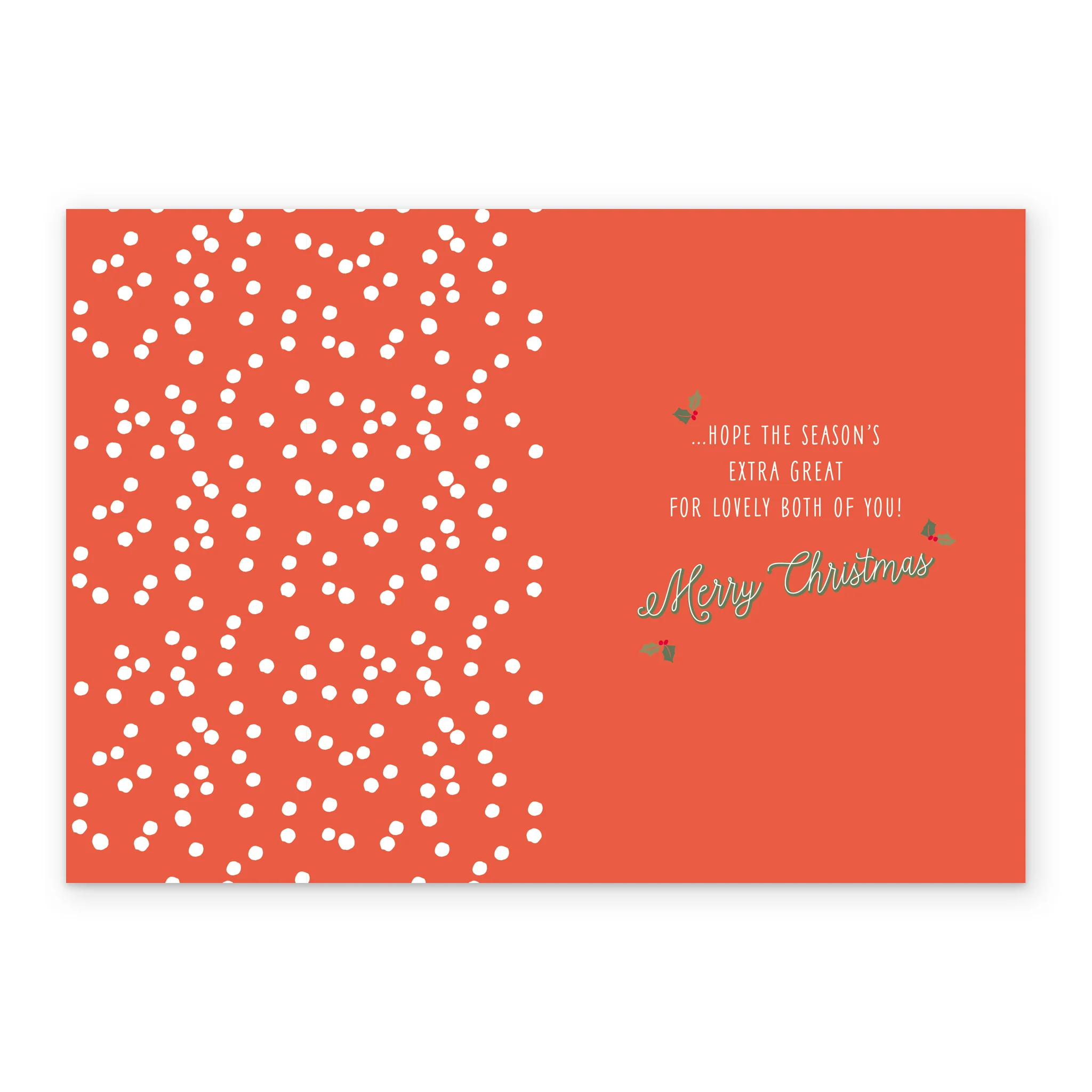 Personalised Classic Christmas Santa & Mrs Claus To Both Card - Image 3