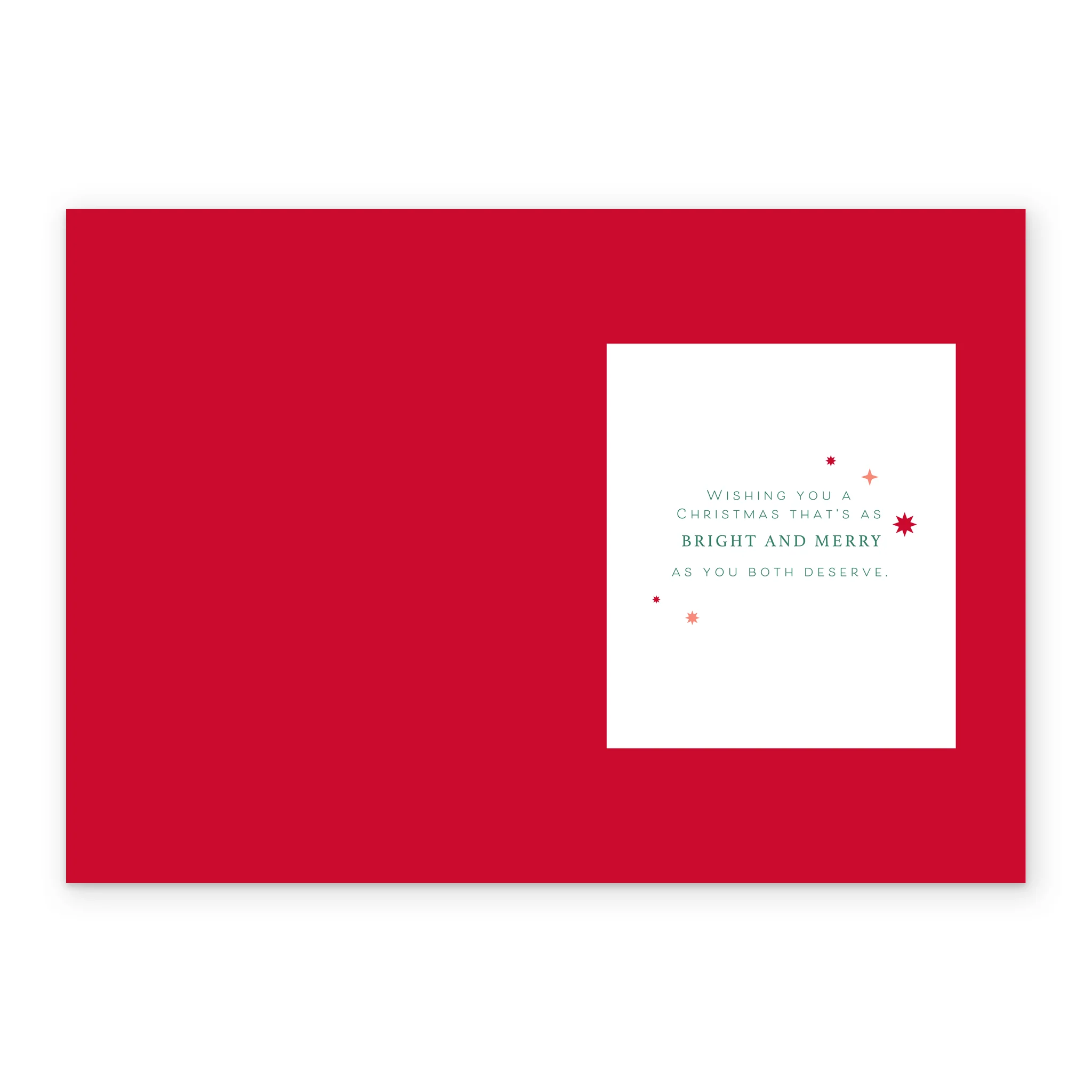 Personalised Classic Christmas Star Baubles To Both Card - Image 3