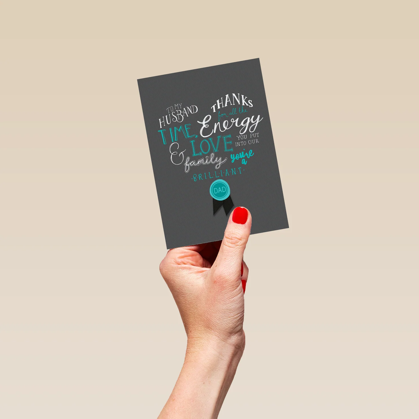 Personalised Classic Energy Father's Day Card For Husband - Image 4