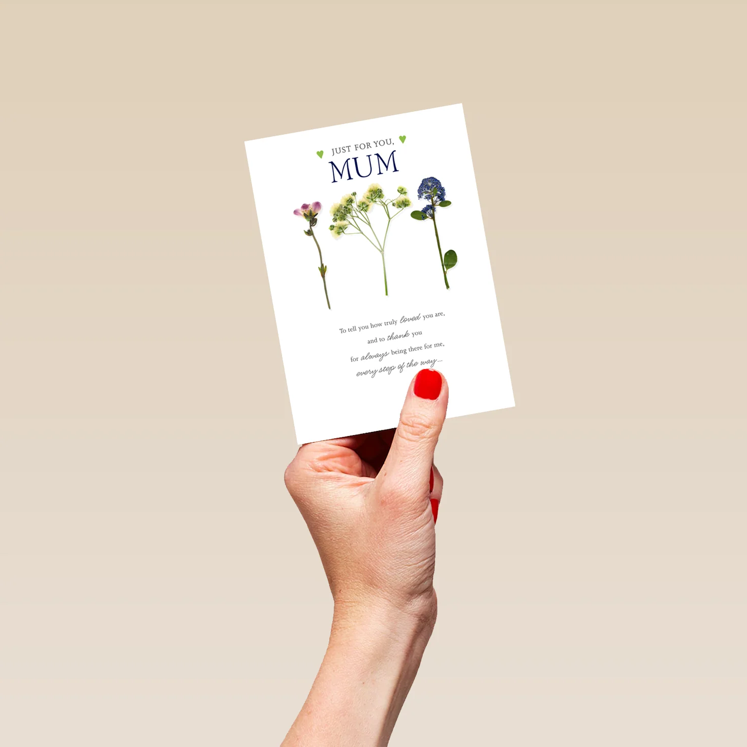 Personalised Classic Floral Mother's Day Card for Mum - Image 4