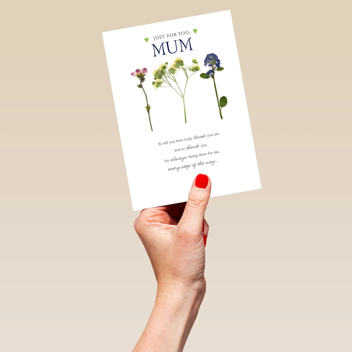 Personalised Classic Floral Mother's Day Card for Mum - Image 5