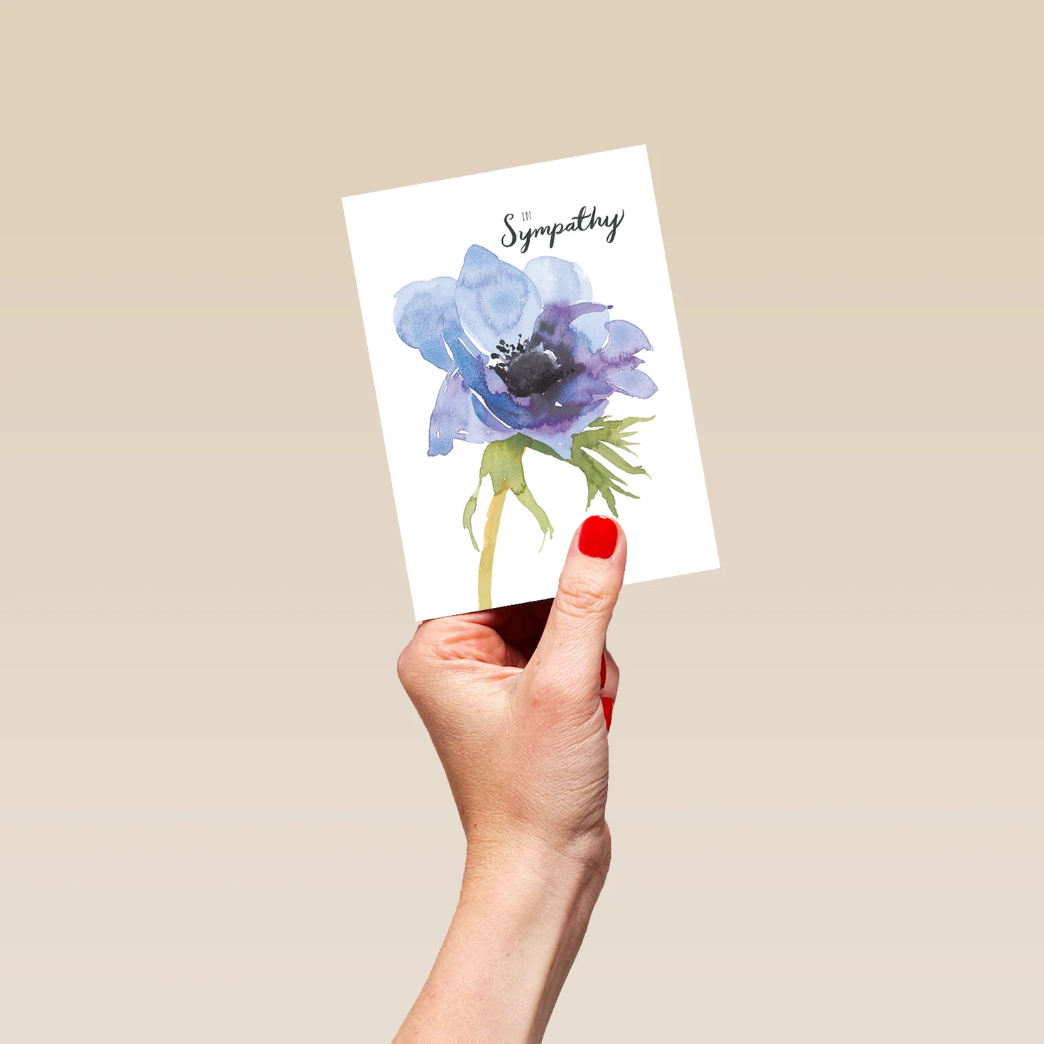 Personalised Classic Floral Sympathy Card - Image 4