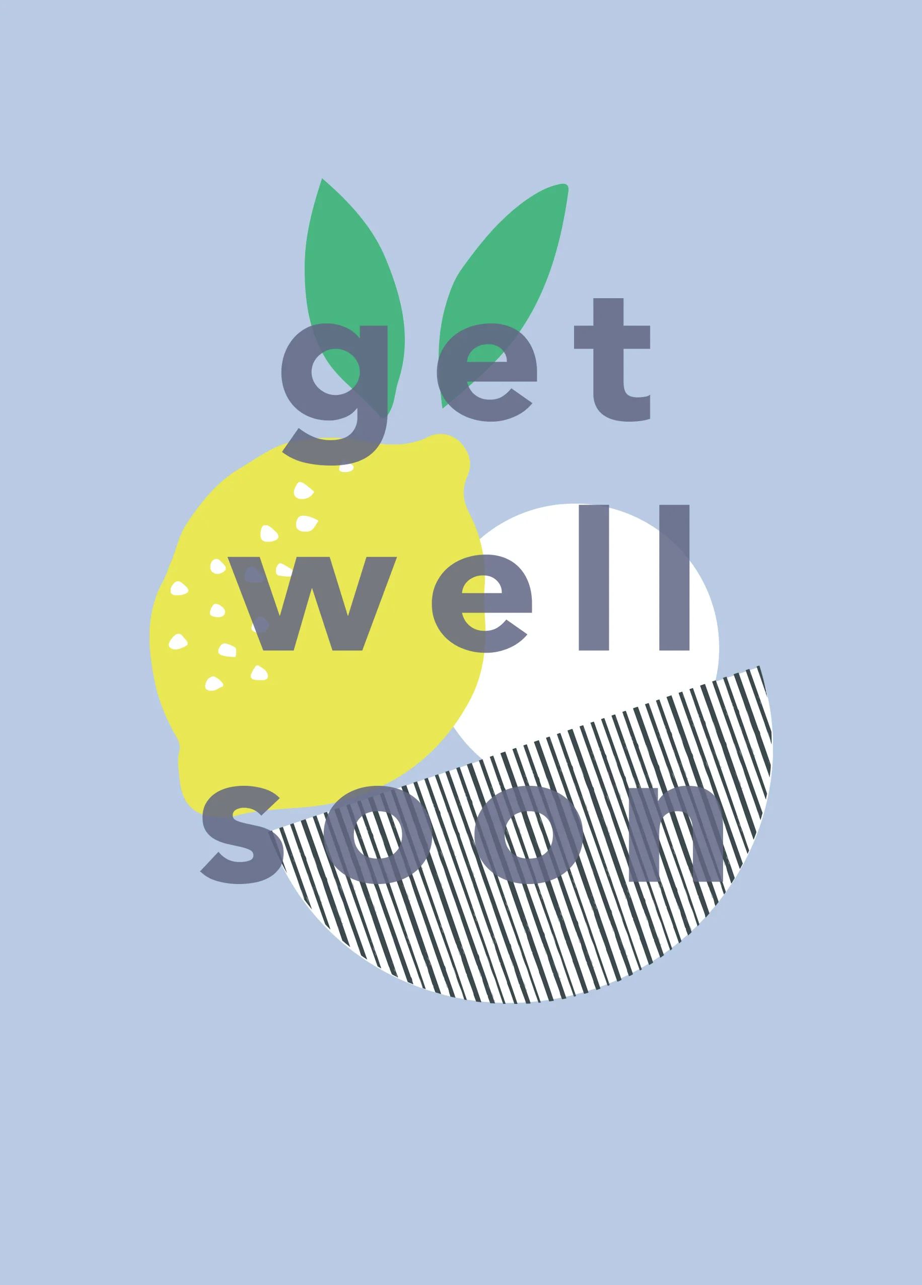 Personalised Classic Fruit Bowl Get Well Soon Card