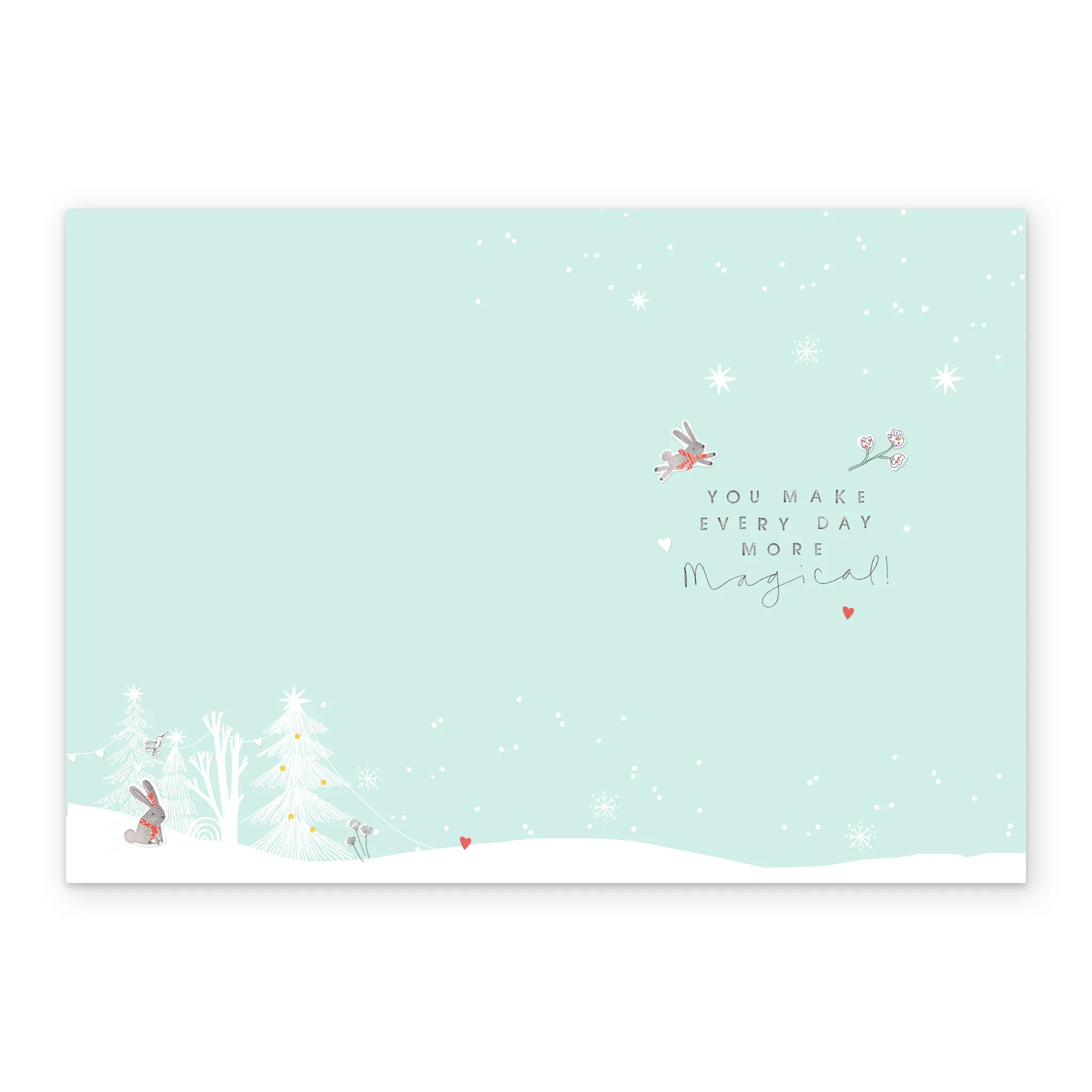 Personalised Classic Granddaughter's 1st Christmas Editable Photo Card - Image 3