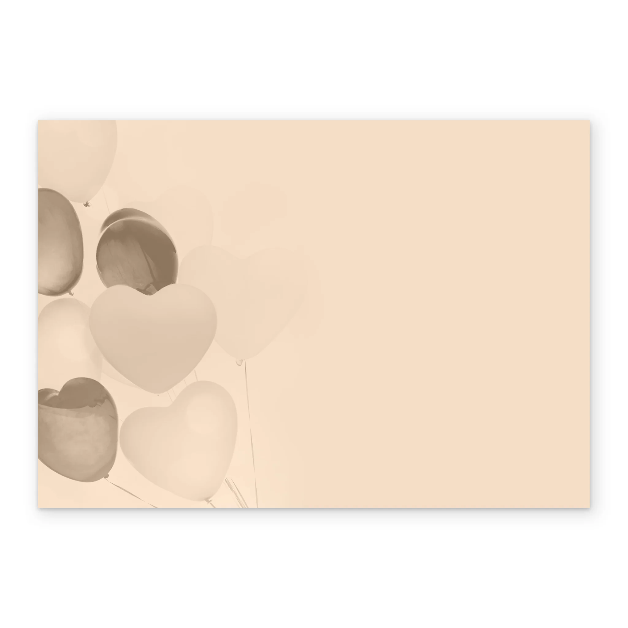 Personalised Classic Illustrated Love Hearts Valentine's Day Card - Image 3