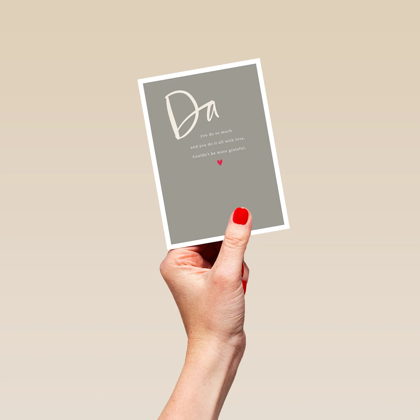 Personalised Classic Text Father's Day Card - Image 4