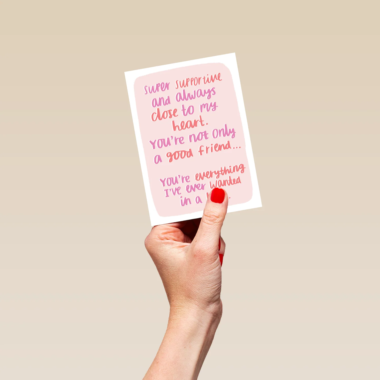 Personalised Close To My Heart Friend Valentine's Day Card - Image 4