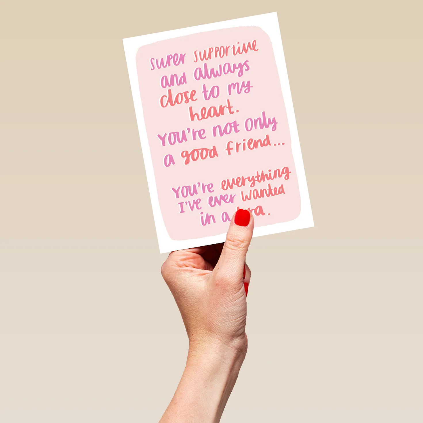 Personalised Close To My Heart Friend Valentine's Day Card - Image 5