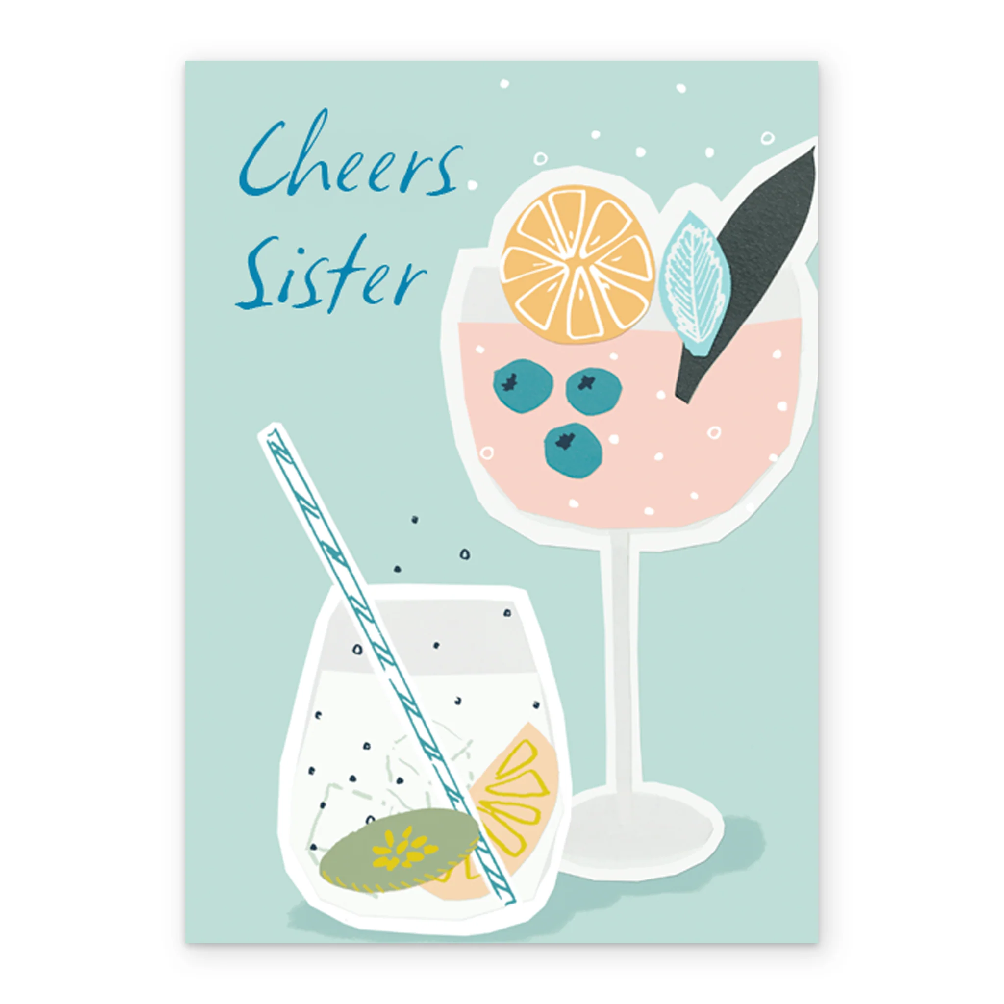 Personalised Cocktail Design Sister Card - Image 2