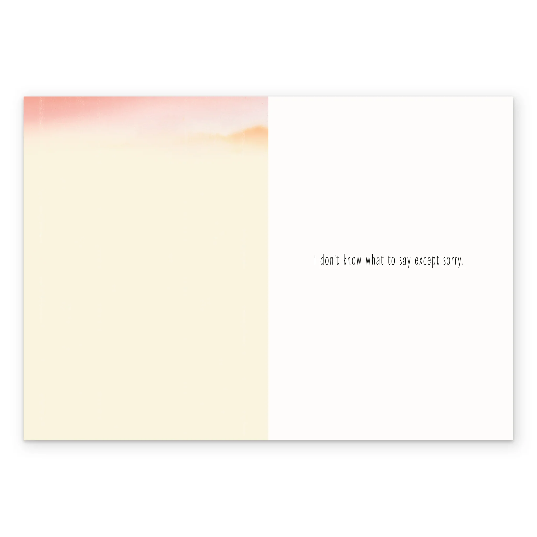 Personalised Colourful Abstract Design Sorry Card - Image 3