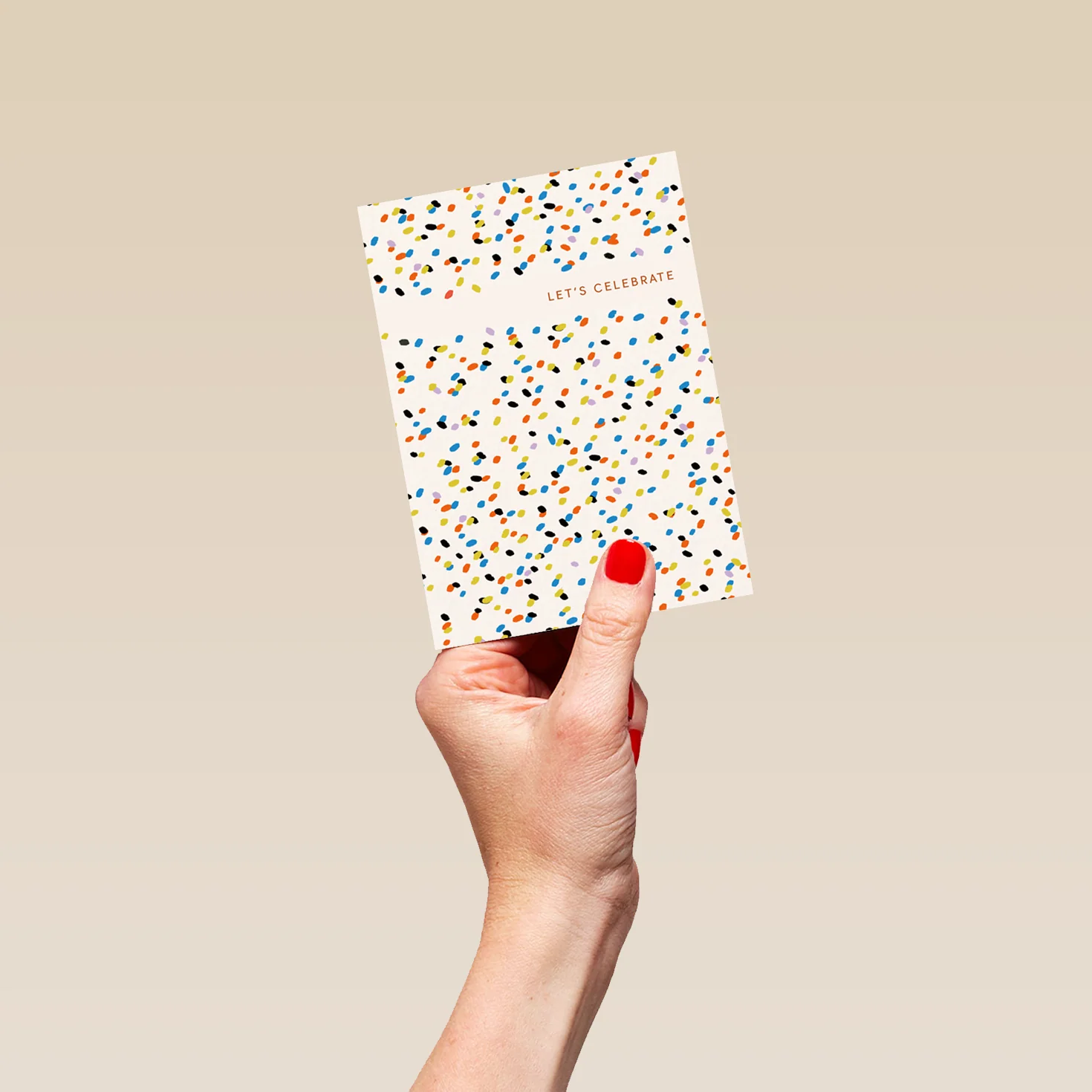 Personalised Colourful 'Confetti' Design Birthday Card - Image 4