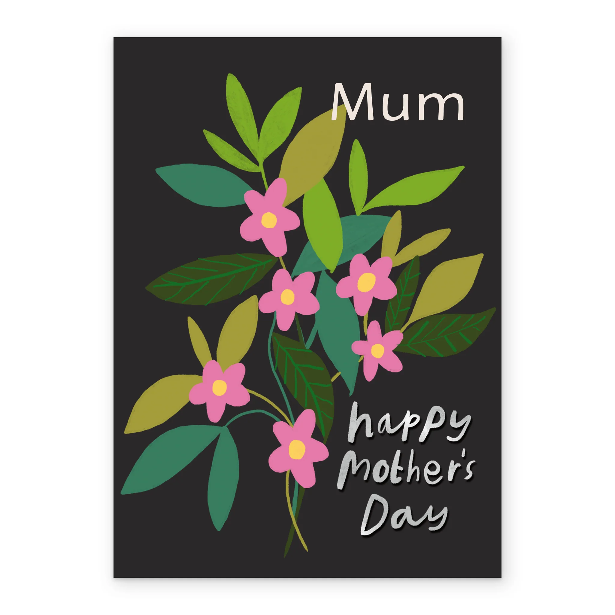 Personalised Colourful Floral Bouquet Mother's Day Card For Mum - Image 2