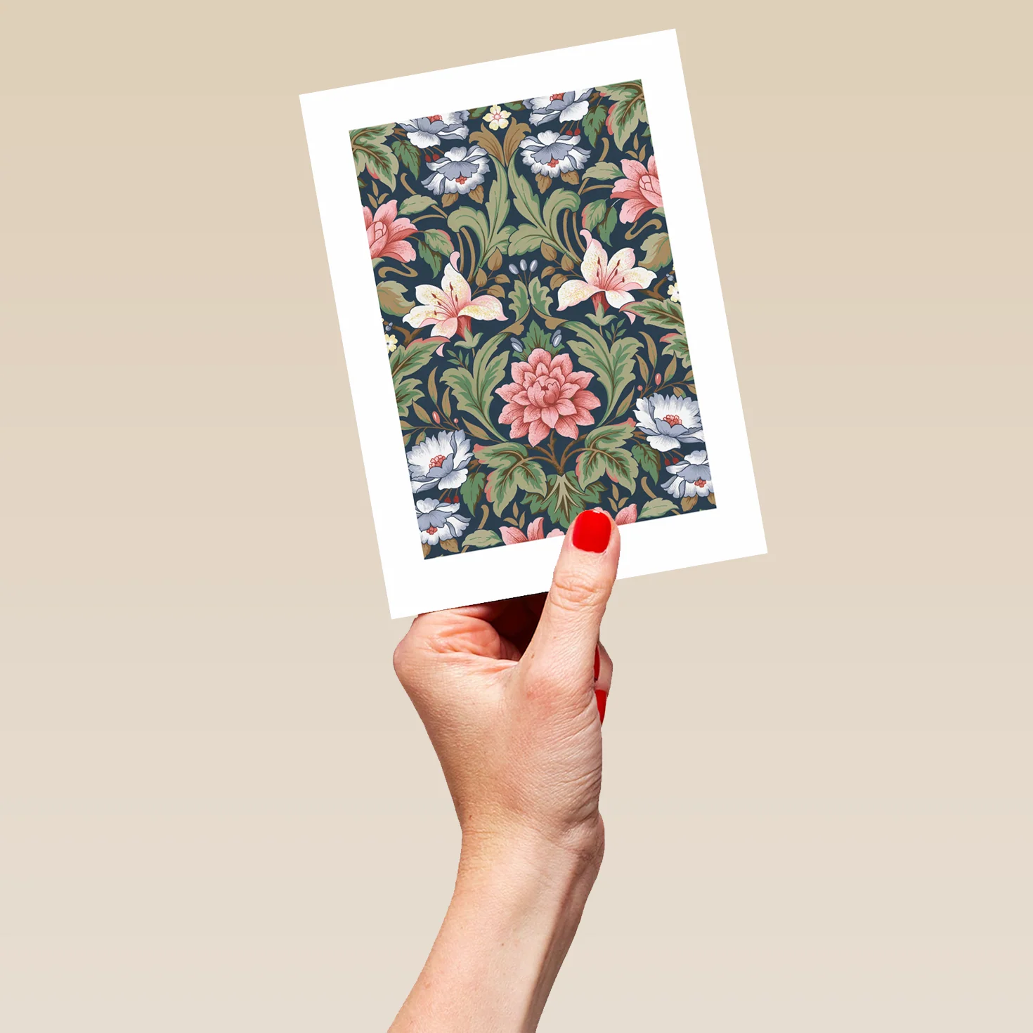 Personalised Colourful Floral Graphic Design Card - Image 5