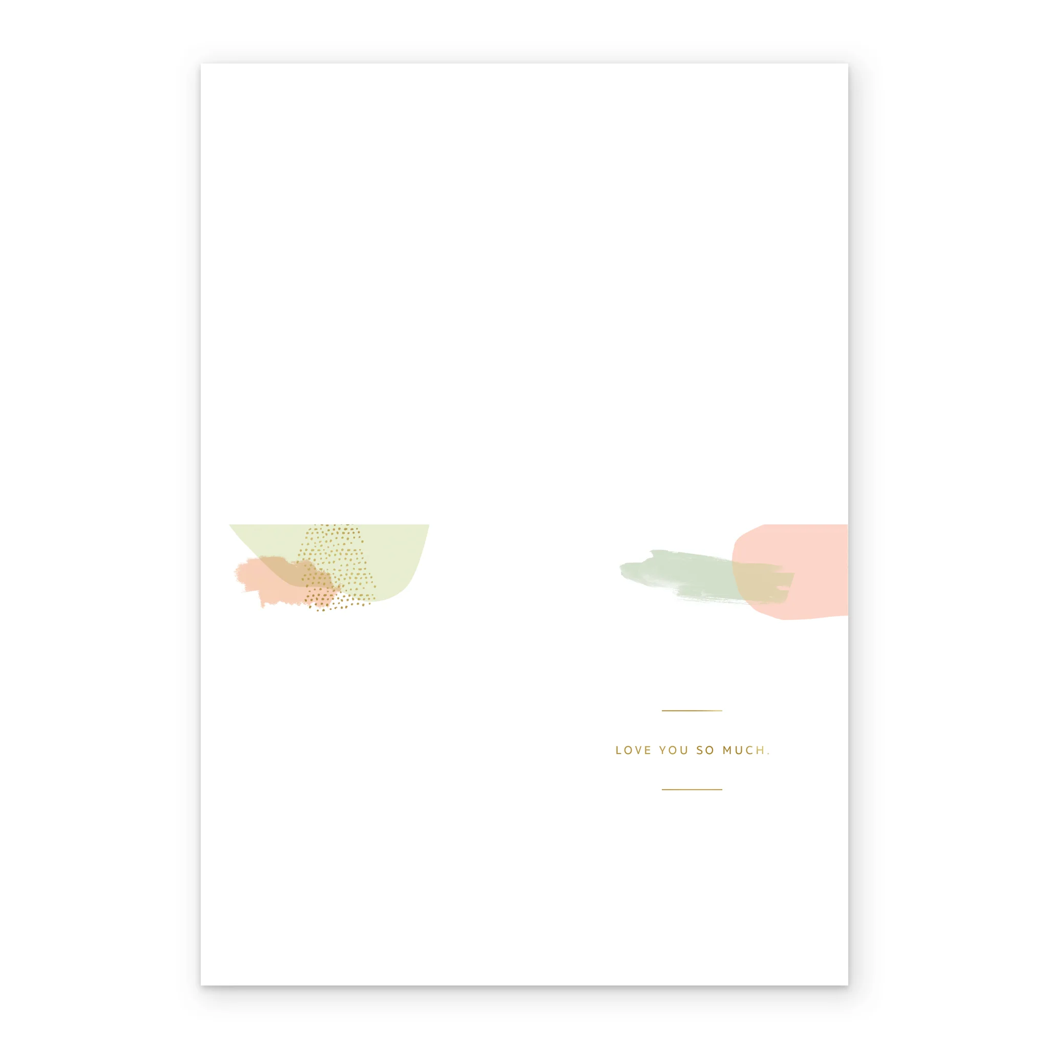 Personalised Colourful Heart Miss You Photo Card - Image 3