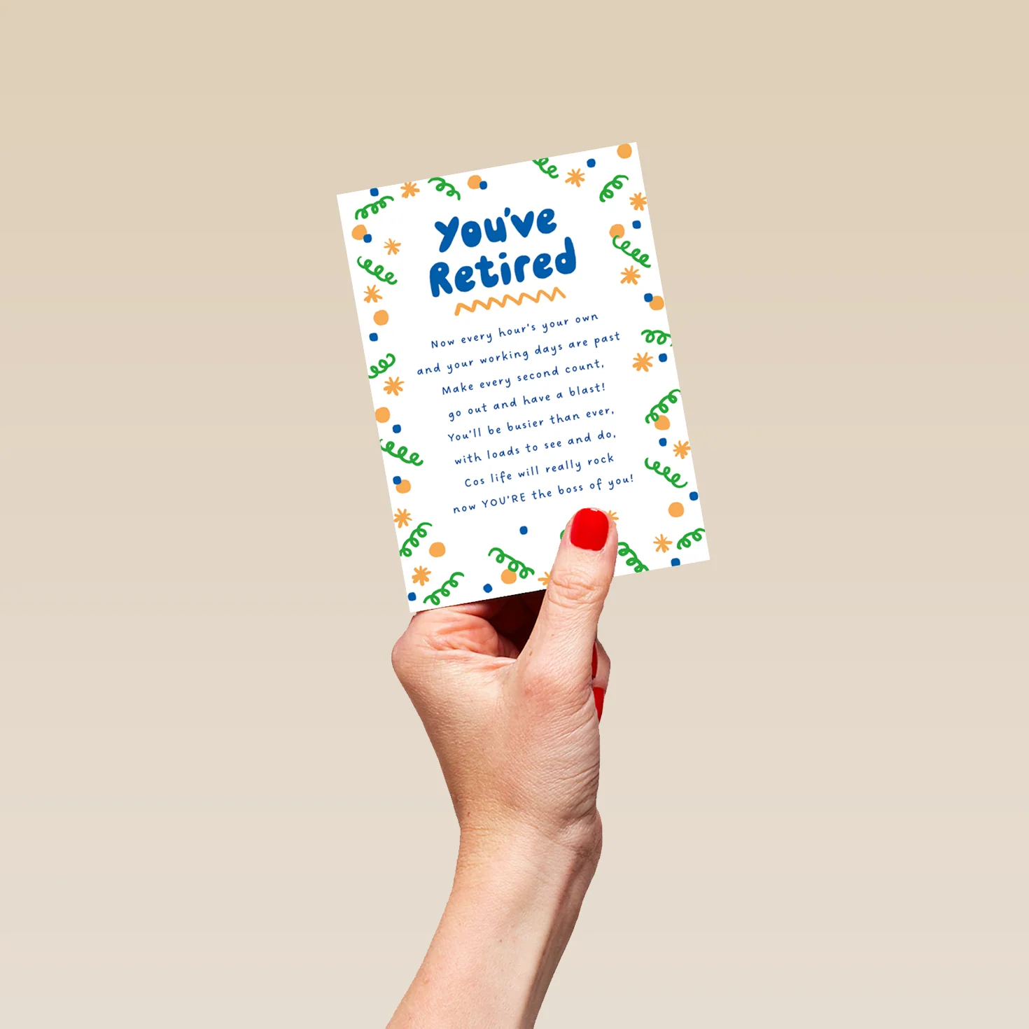 Personalised Colourful Heartfelt Retirement Card - Image 4
