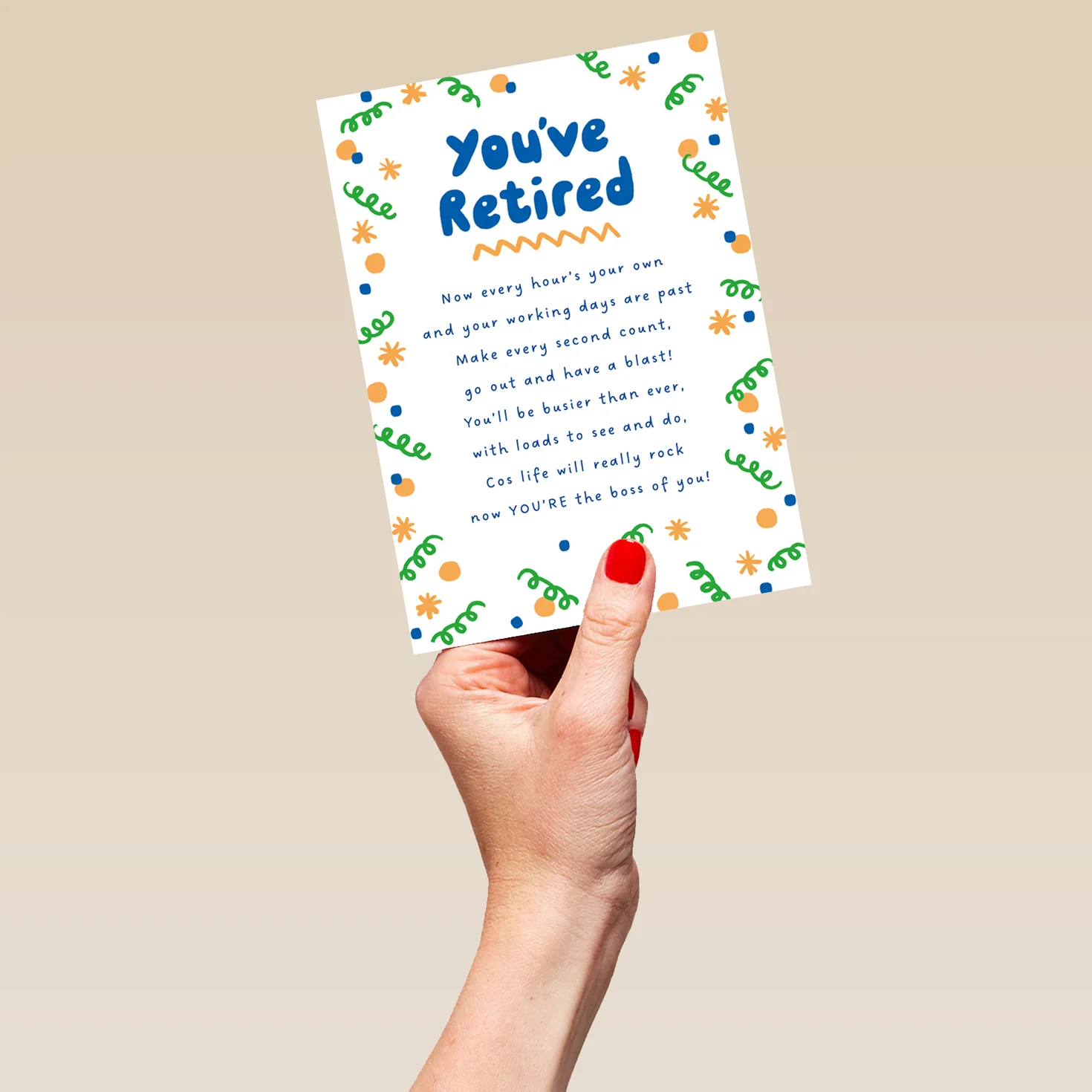 Personalised Colourful Heartfelt Retirement Card - Image 5
