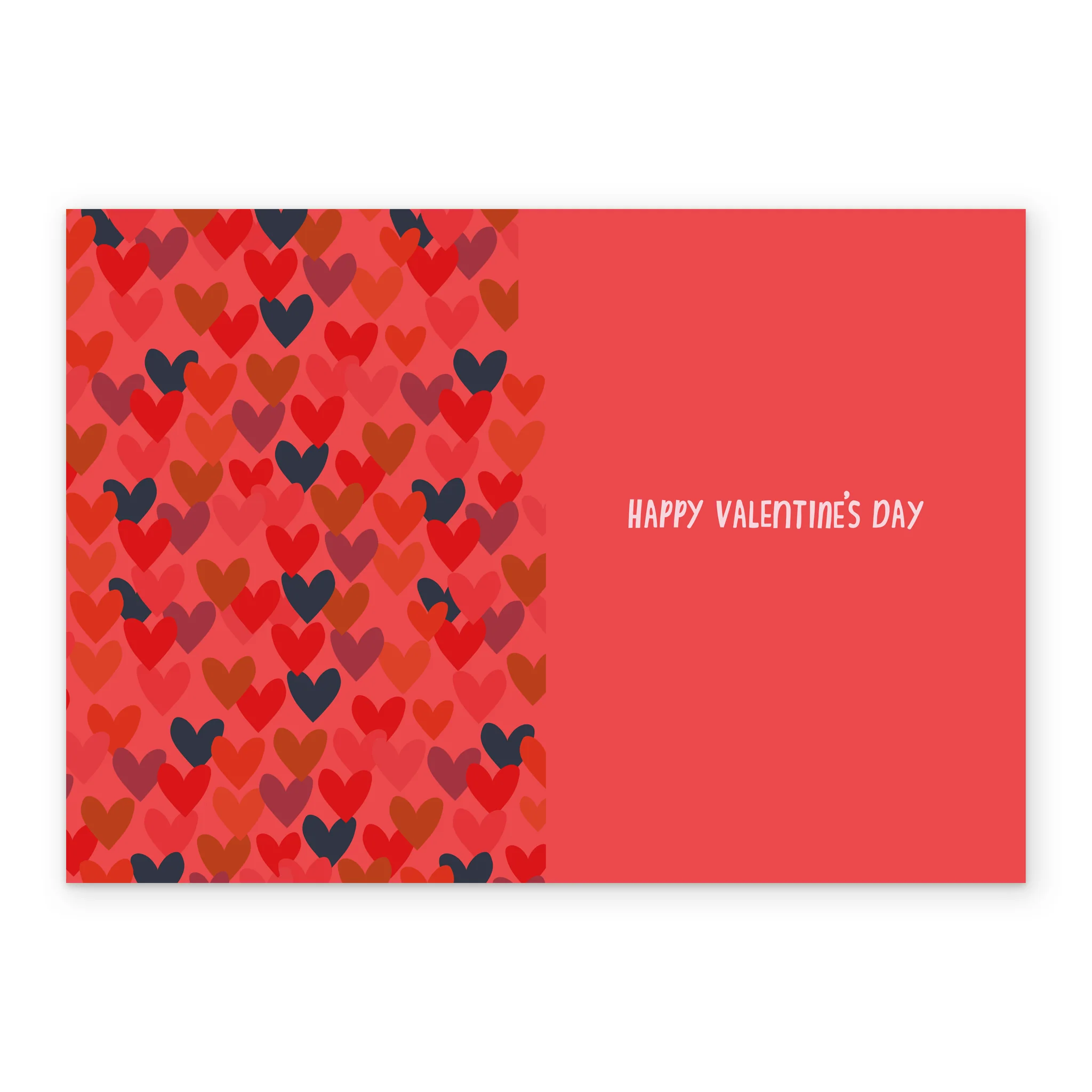 Personalised Colourful Love Hearts Valentine's Day Card - Image 3