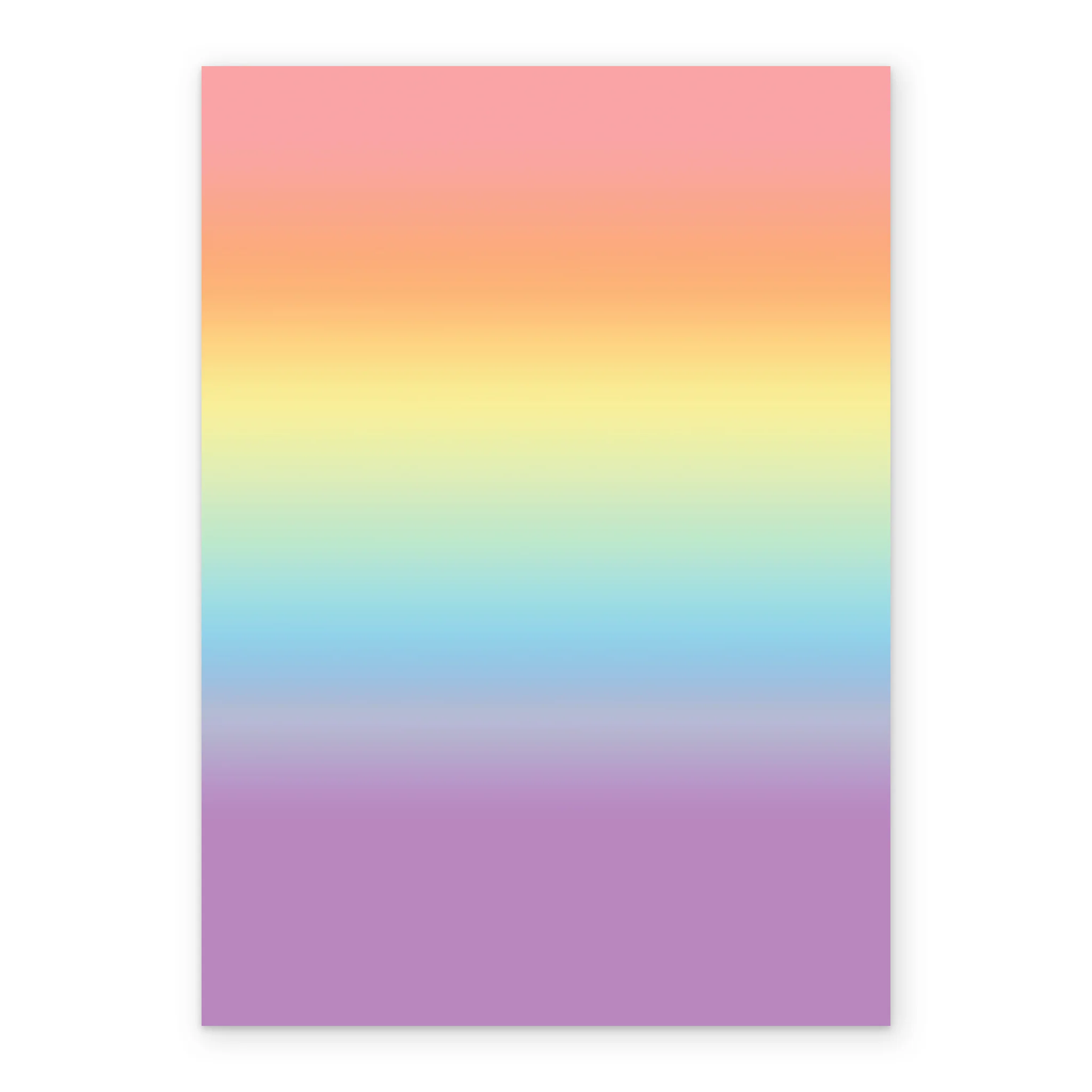 Personalised Colourful Rainbow Stripe Pattern Card - Image 2