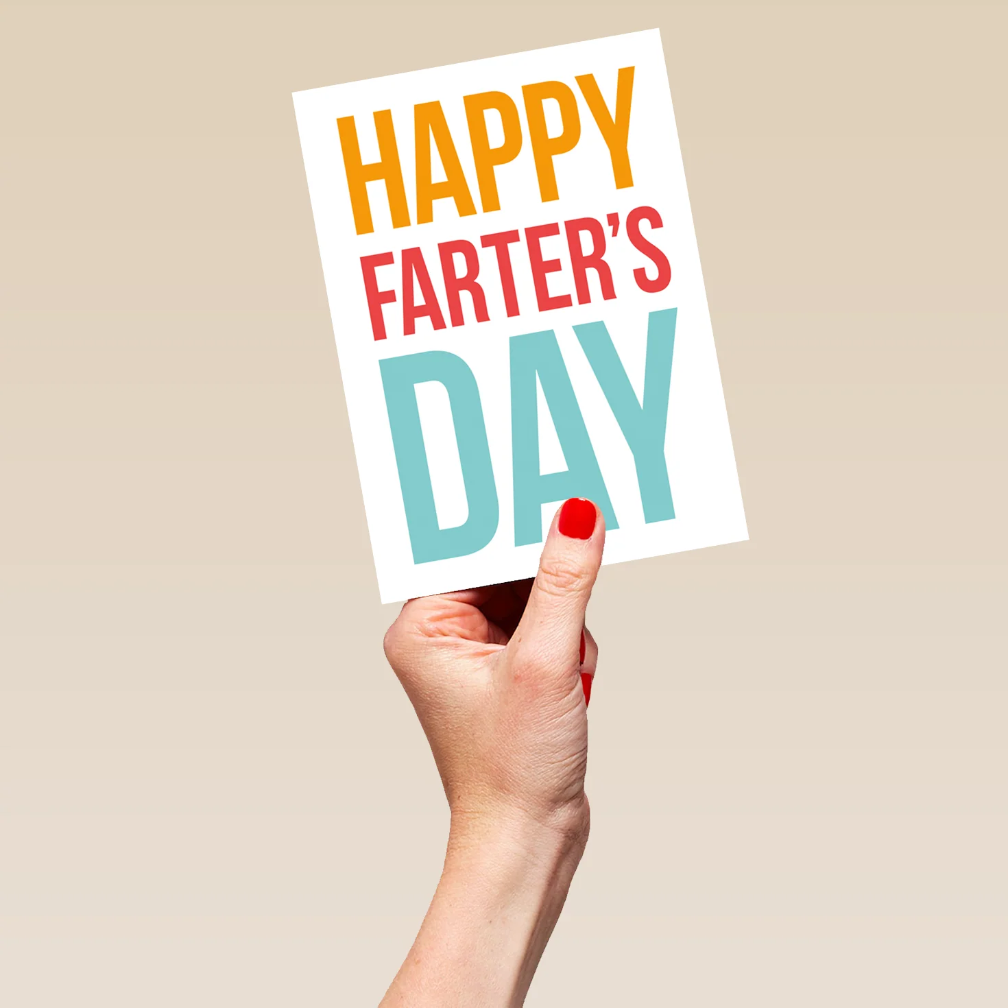 Personalised Colourful Text Father's Day Card - Image 5