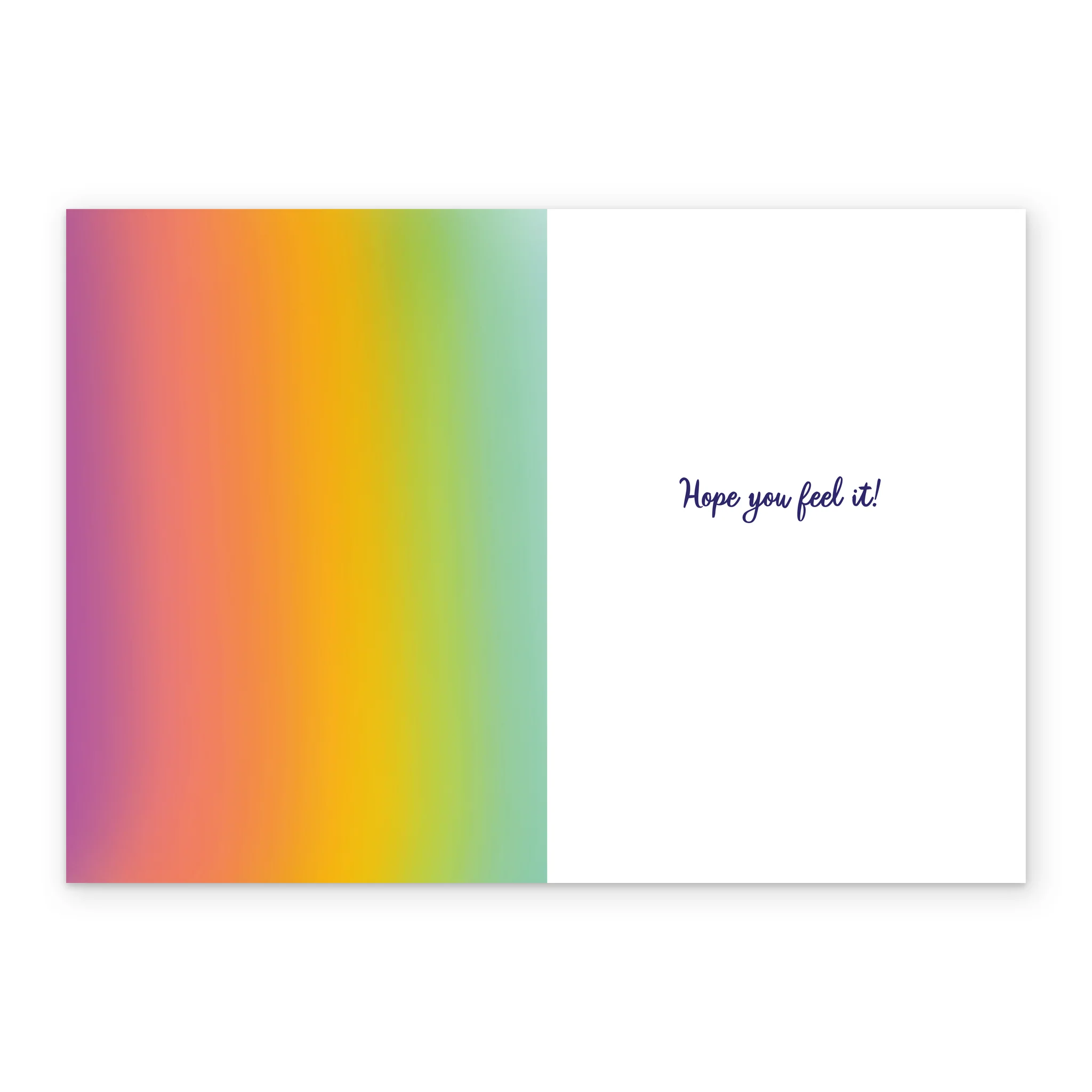 Personalised Colourful Typography Word Art Thinking of You Card - Image 3