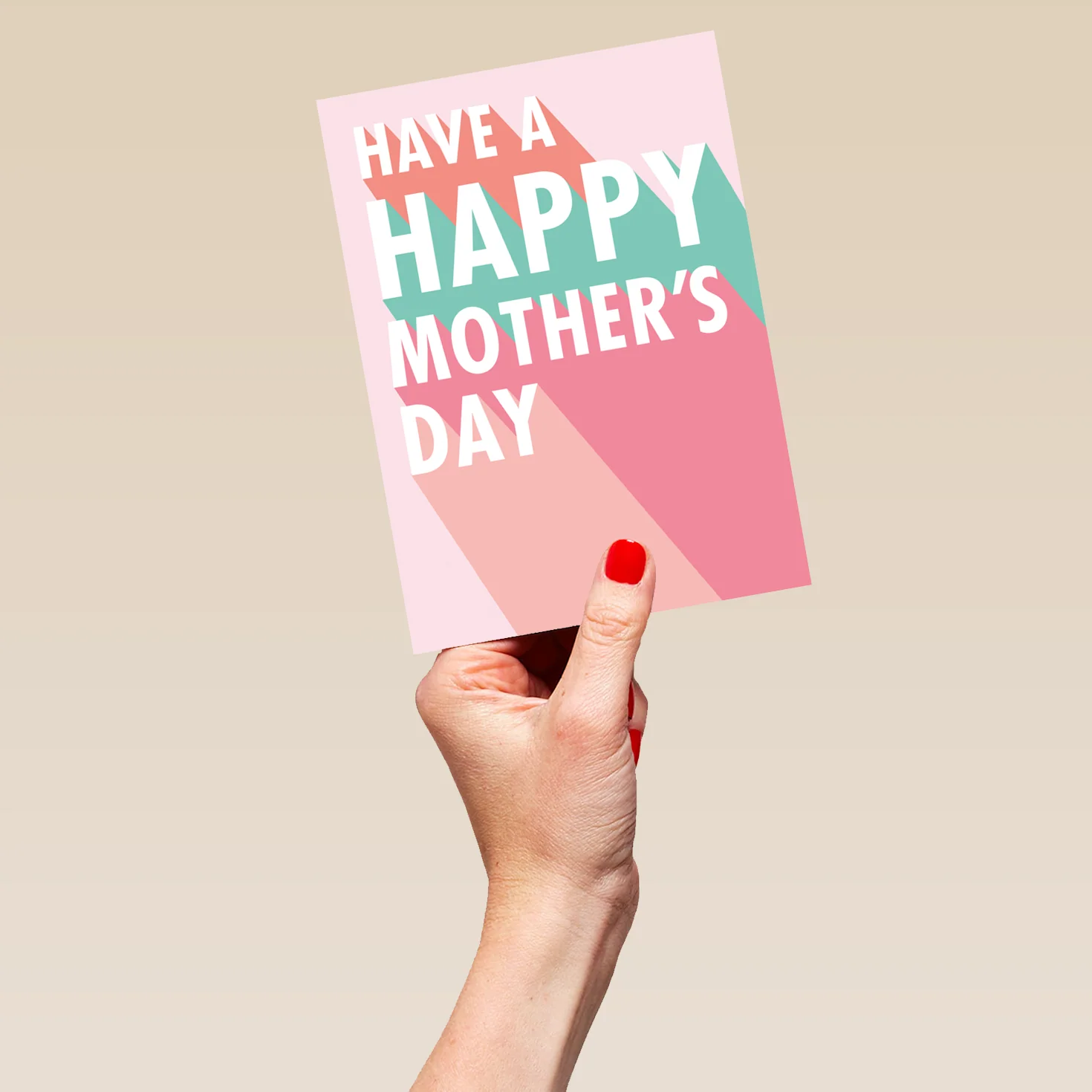 Personalised Colourful Word Art Mother's Day Card - Image 5