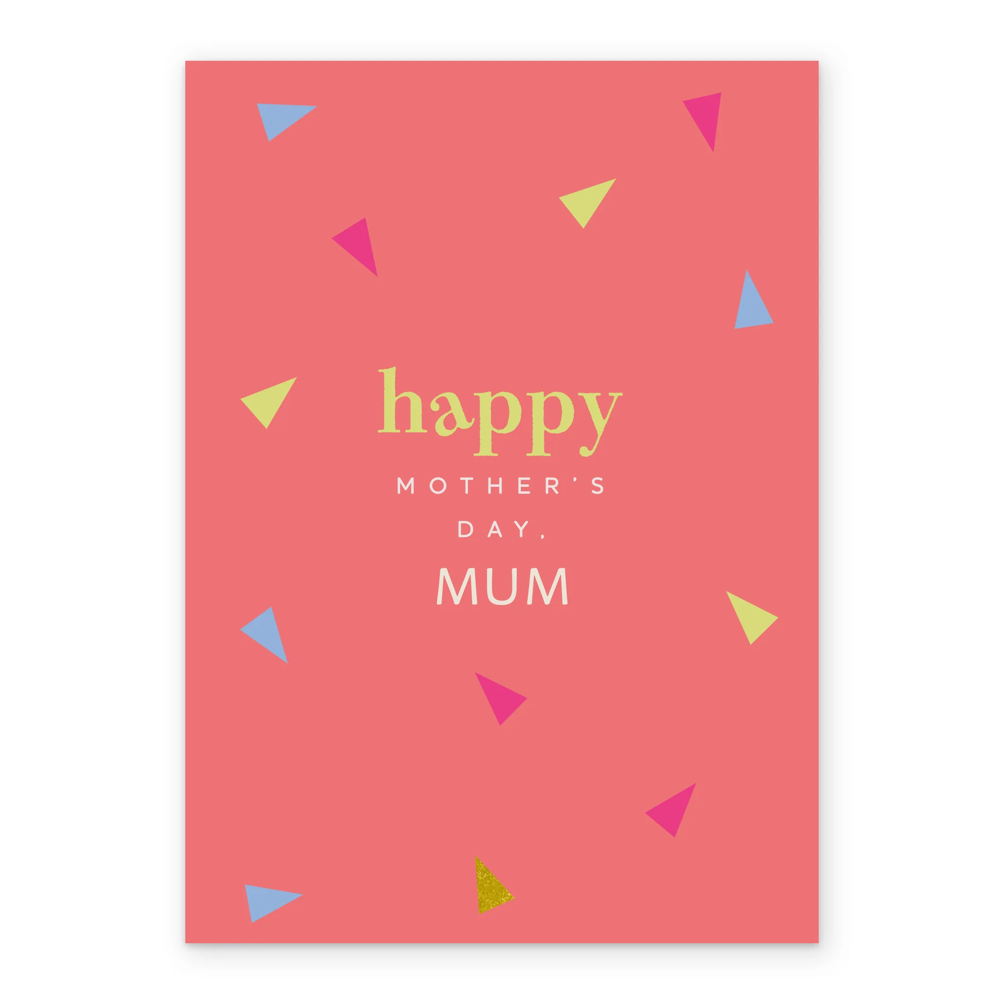 Personalised Confetti Happy Mother's Day Card For Mum - Image 2