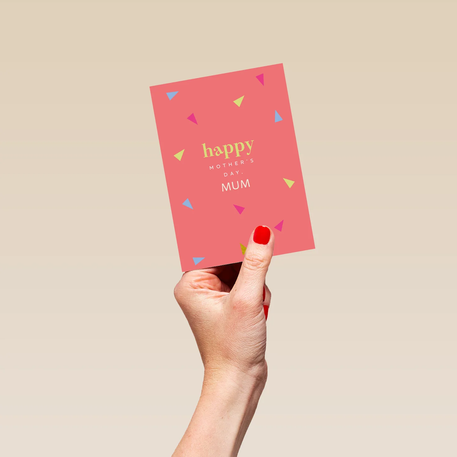 Personalised Confetti Happy Mother's Day Card For Mum - Image 4