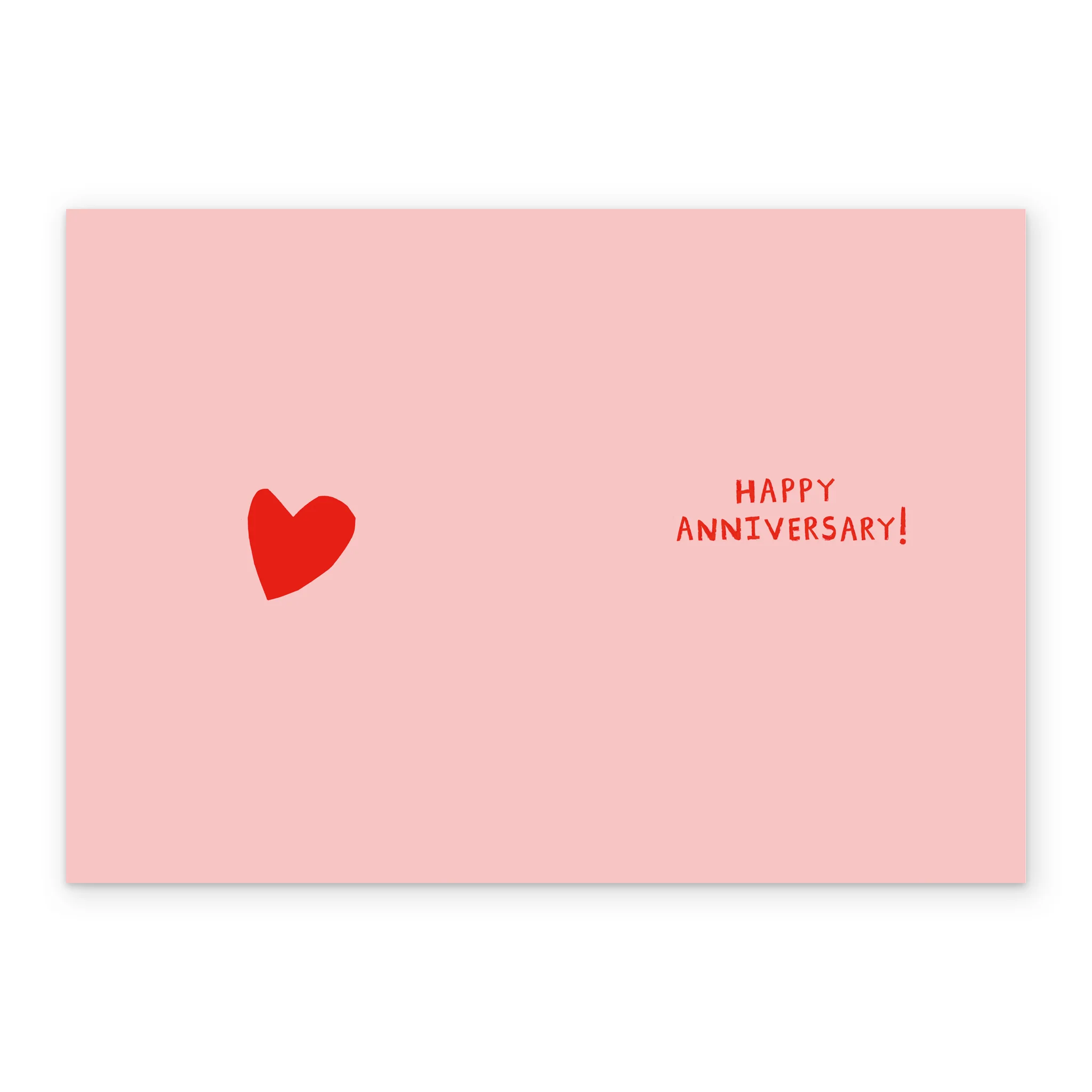 Personalised Congratulations Anniversary Hearts Card - Image 3
