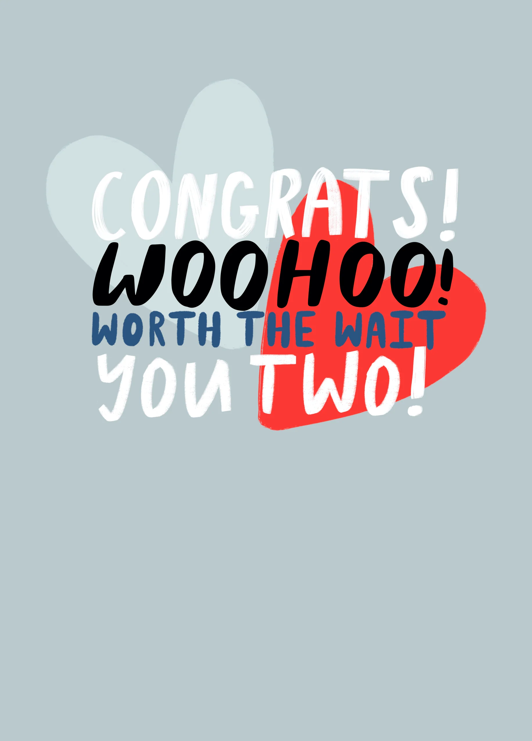 Personalised Congratulations Love Card
