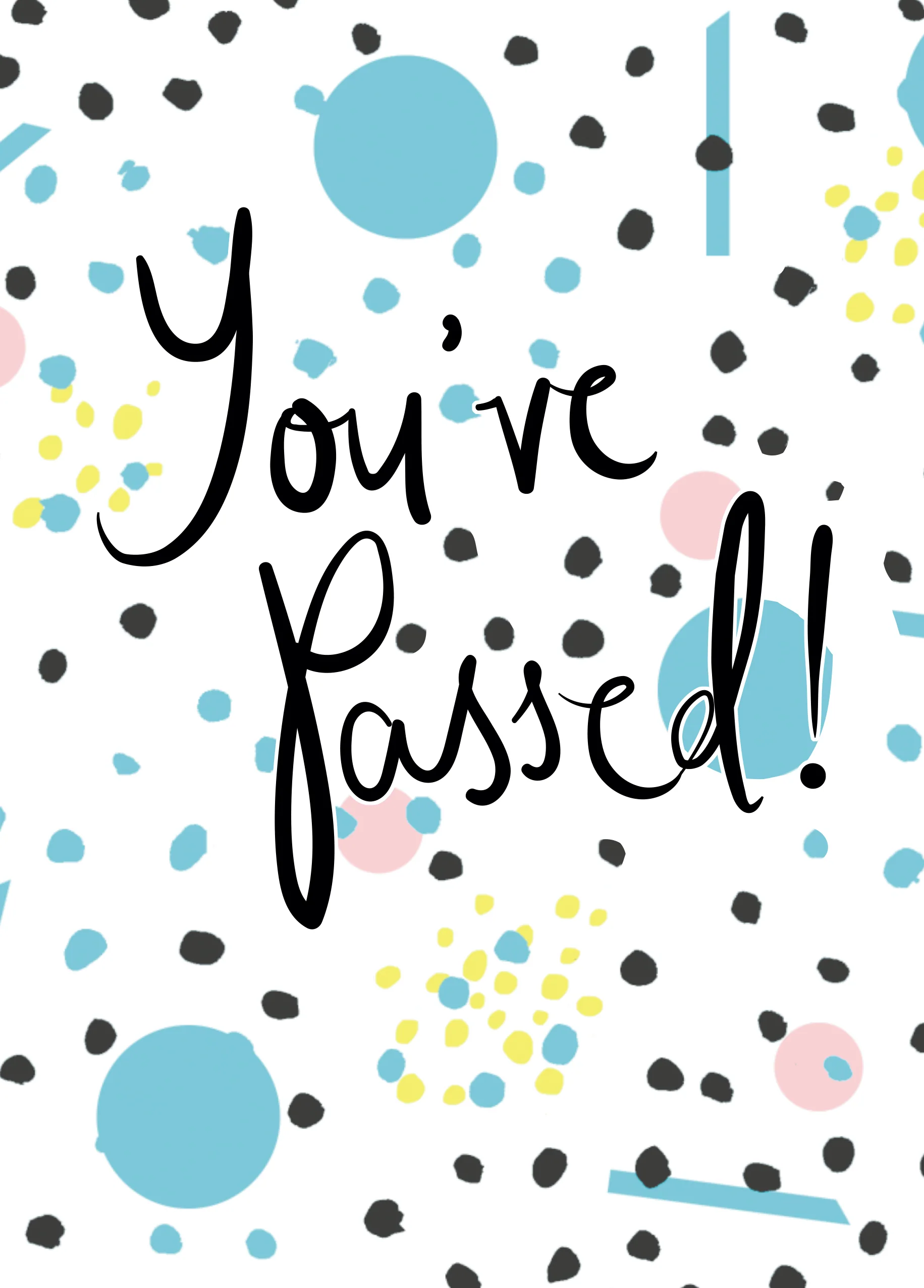 Personalised Congratulations on Passing Card