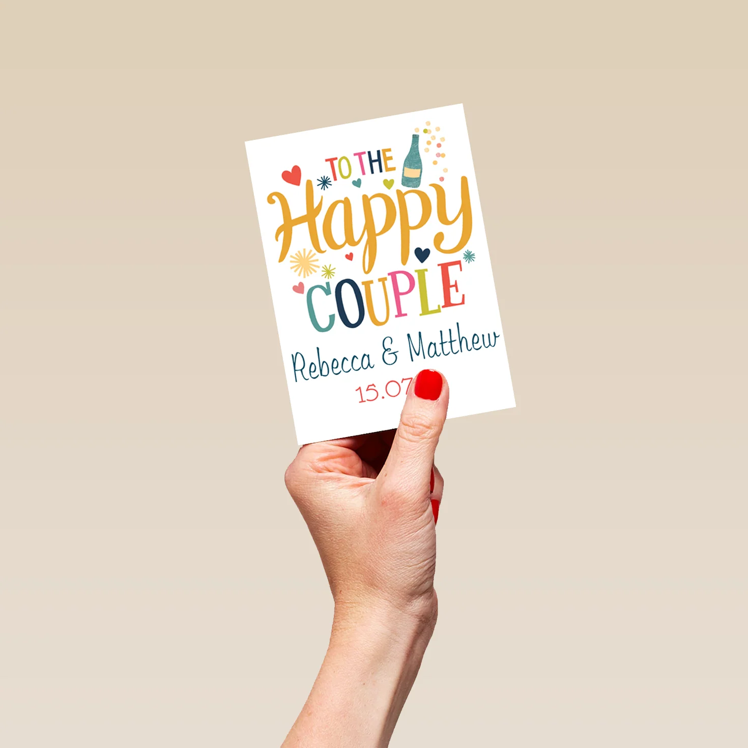Personalised Congratulations on Your Wedding Card - Image 4
