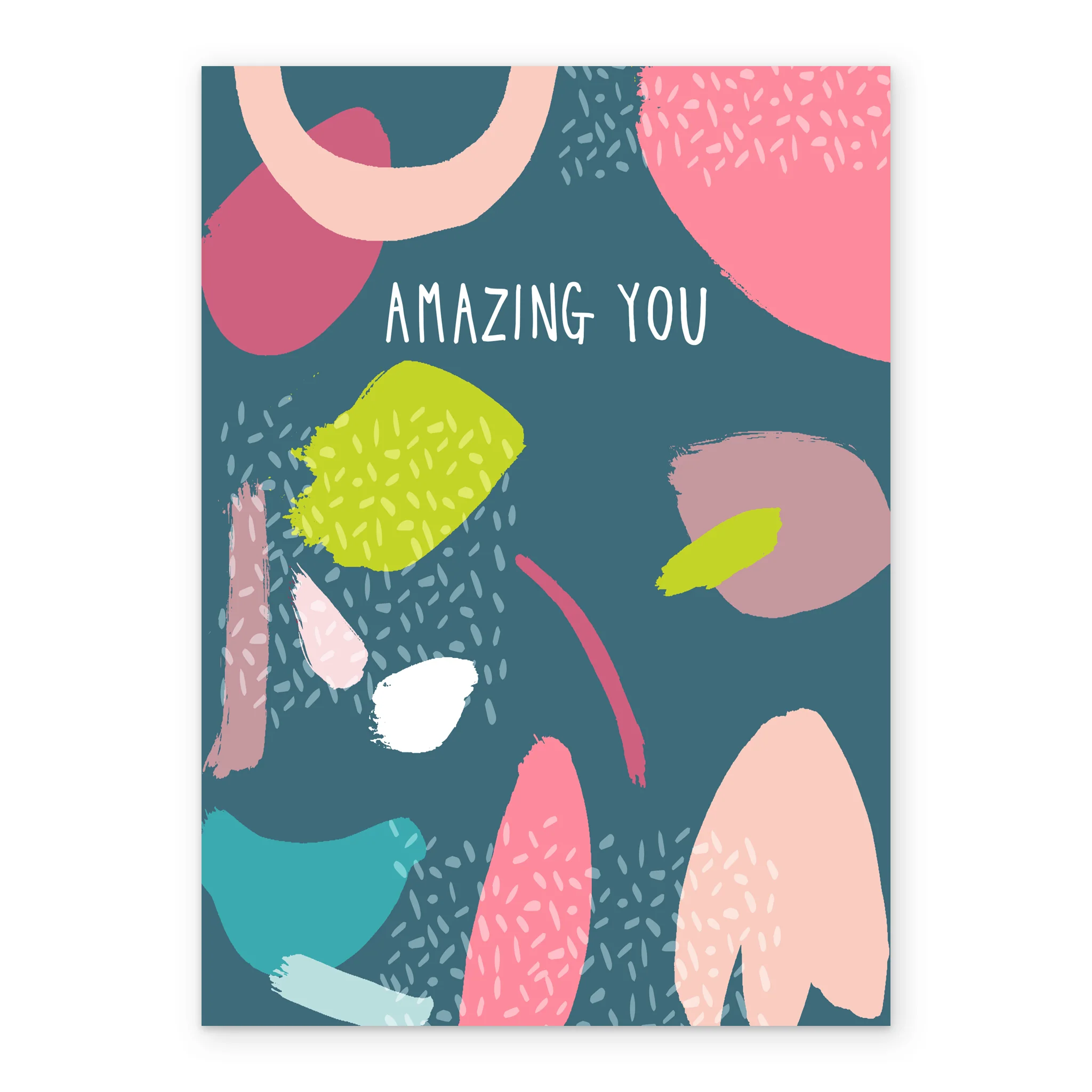 Personalised Contemporary Abstract Birthday Card - Image 2
