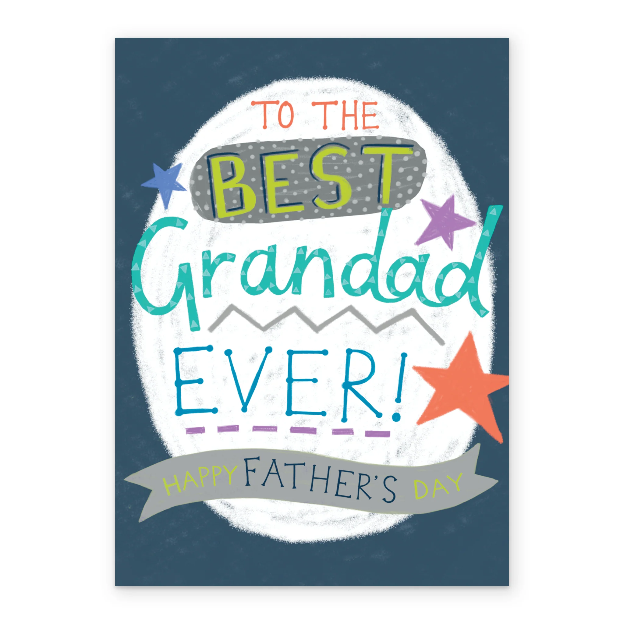 Personalised Contemporary Best Ever Grandad Father's Day Card - Image 2