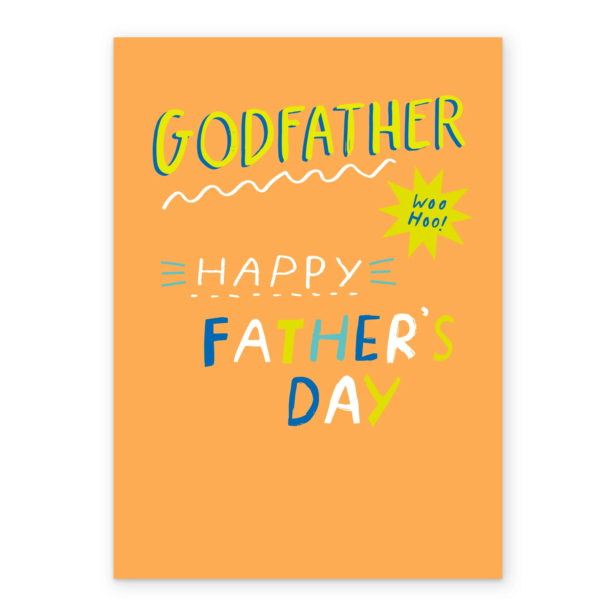 Personalised Contemporary Father's Day Card For Godfather - Image 2
