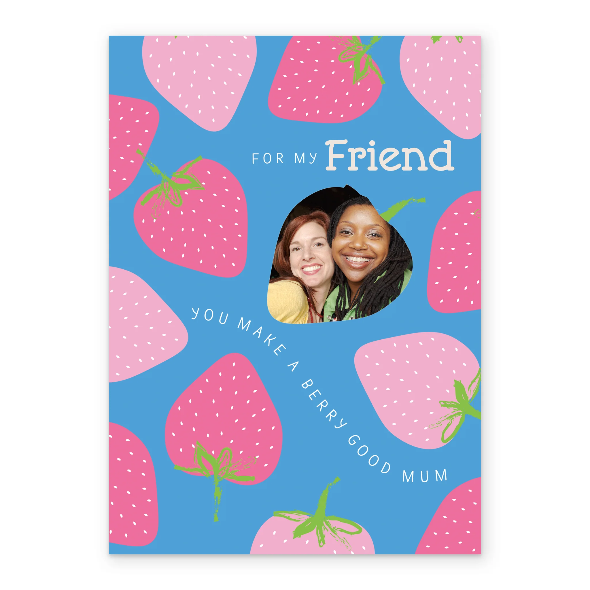 Personalised Contemporary Friend Happy Mother's Day Photo Upload Card - Image 2