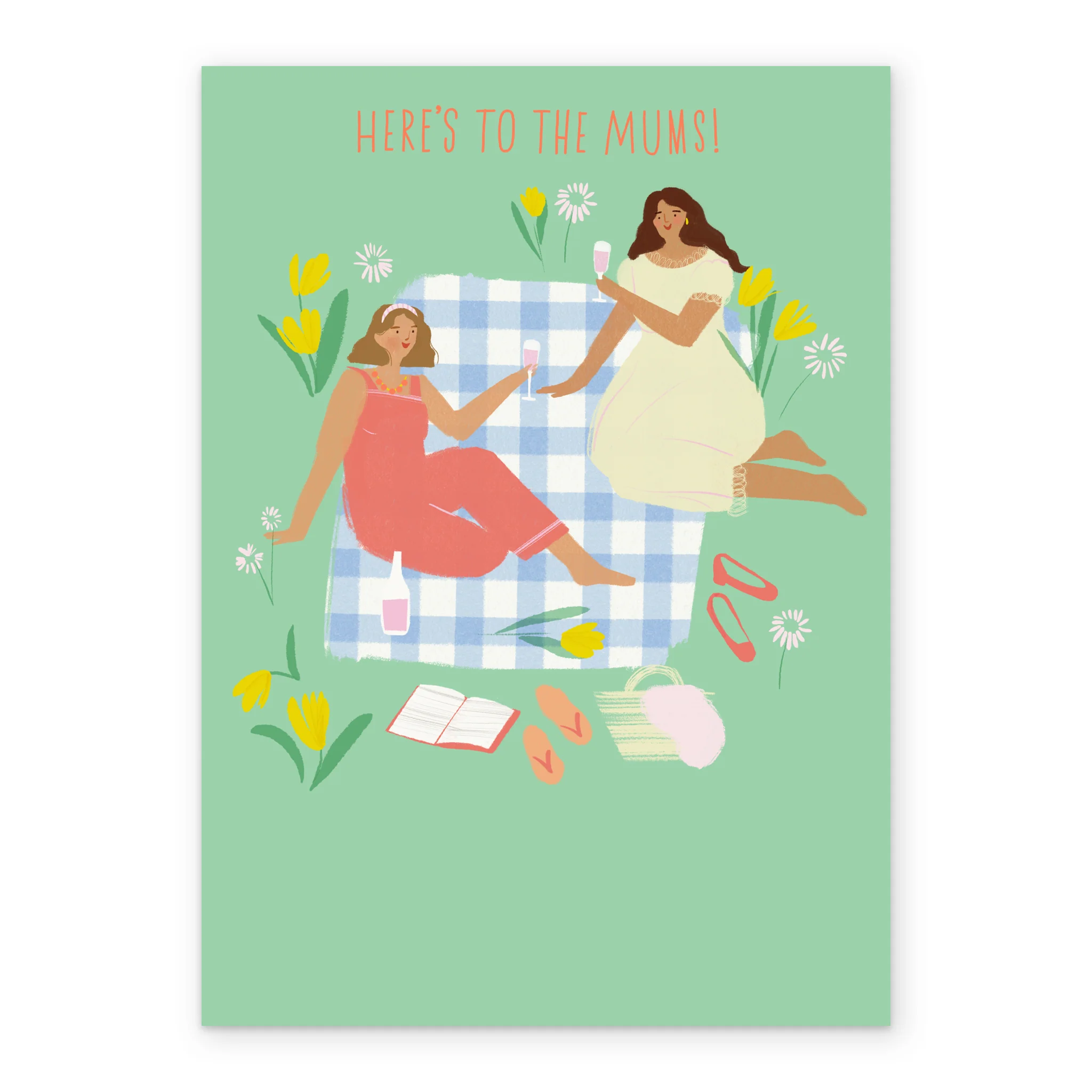 Personalised Contemporary Here's to the Mums Mother's Day Card - Image 2