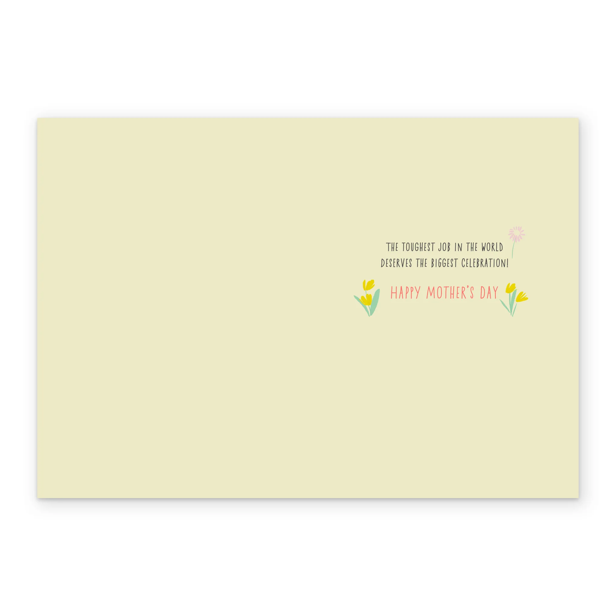 Personalised Contemporary Here's to the Mums Mother's Day Card - Image 3