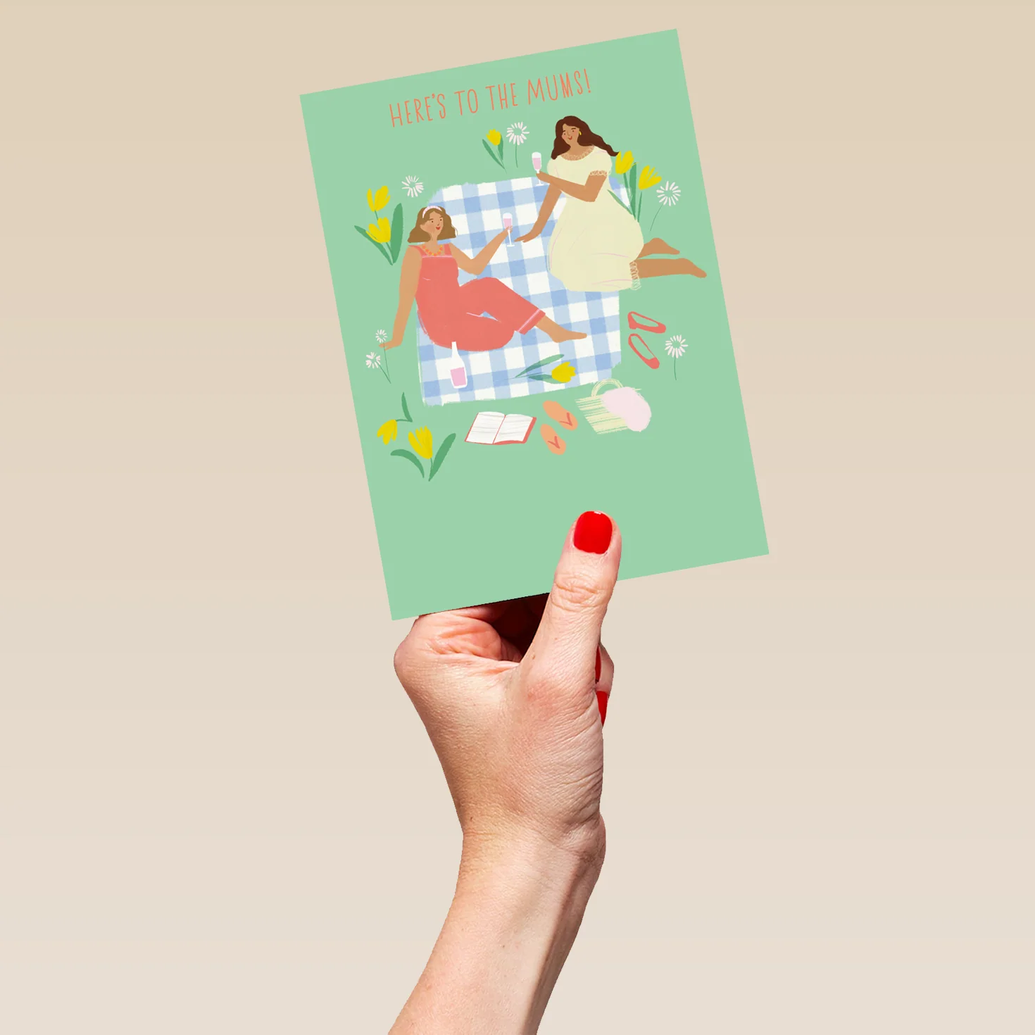 Personalised Contemporary Here's to the Mums Mother's Day Card - Image 5