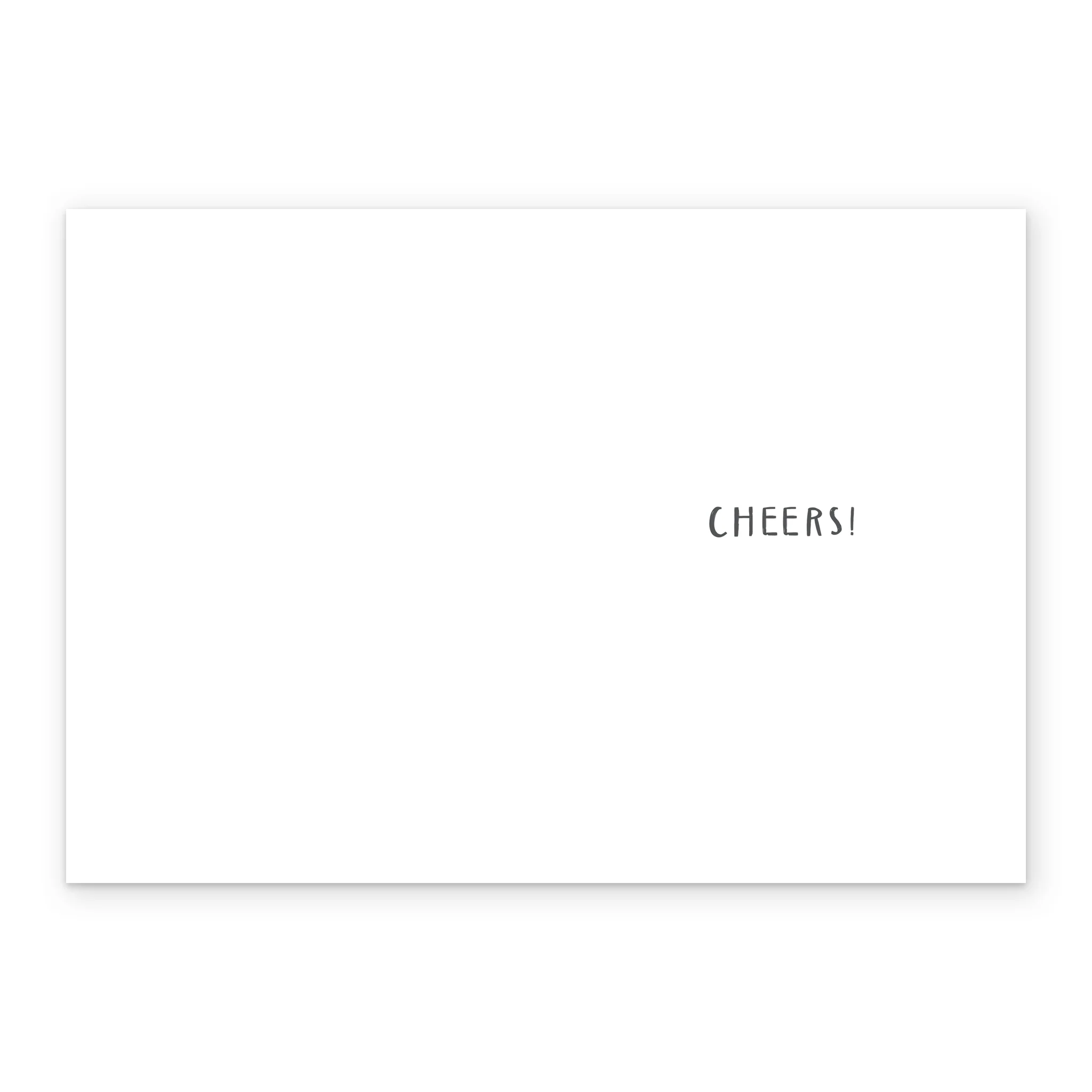 Personalised Contemporary Illustrated Bottoms Up Birthday Card - Image 3