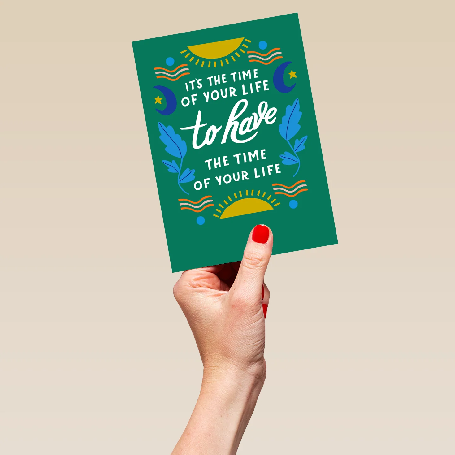 Personalised Contemporary Life Card - Image 5